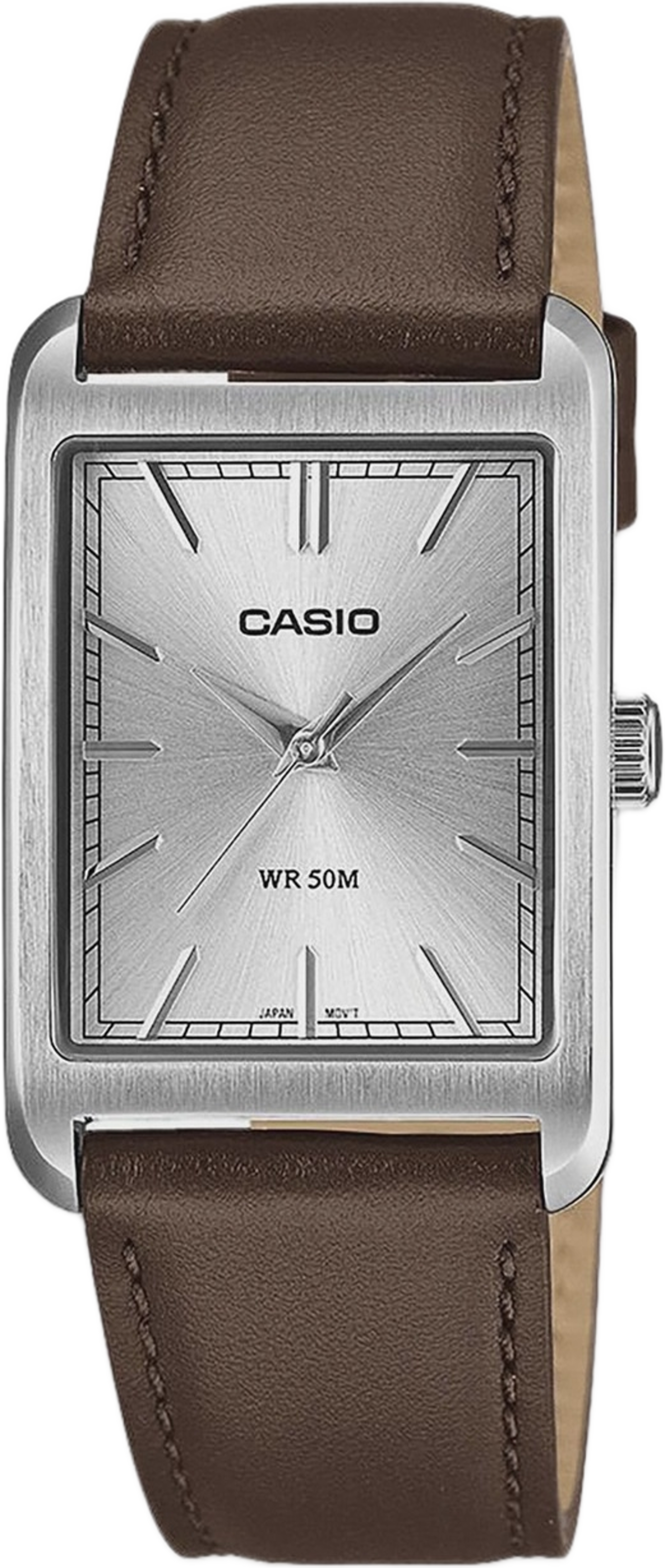 Casio Timeless Herr Silver/stl, Lderband - Mtp-b215l-7aver, från Casio, i färgen 1. Klicka för att öppna bilden i stort format