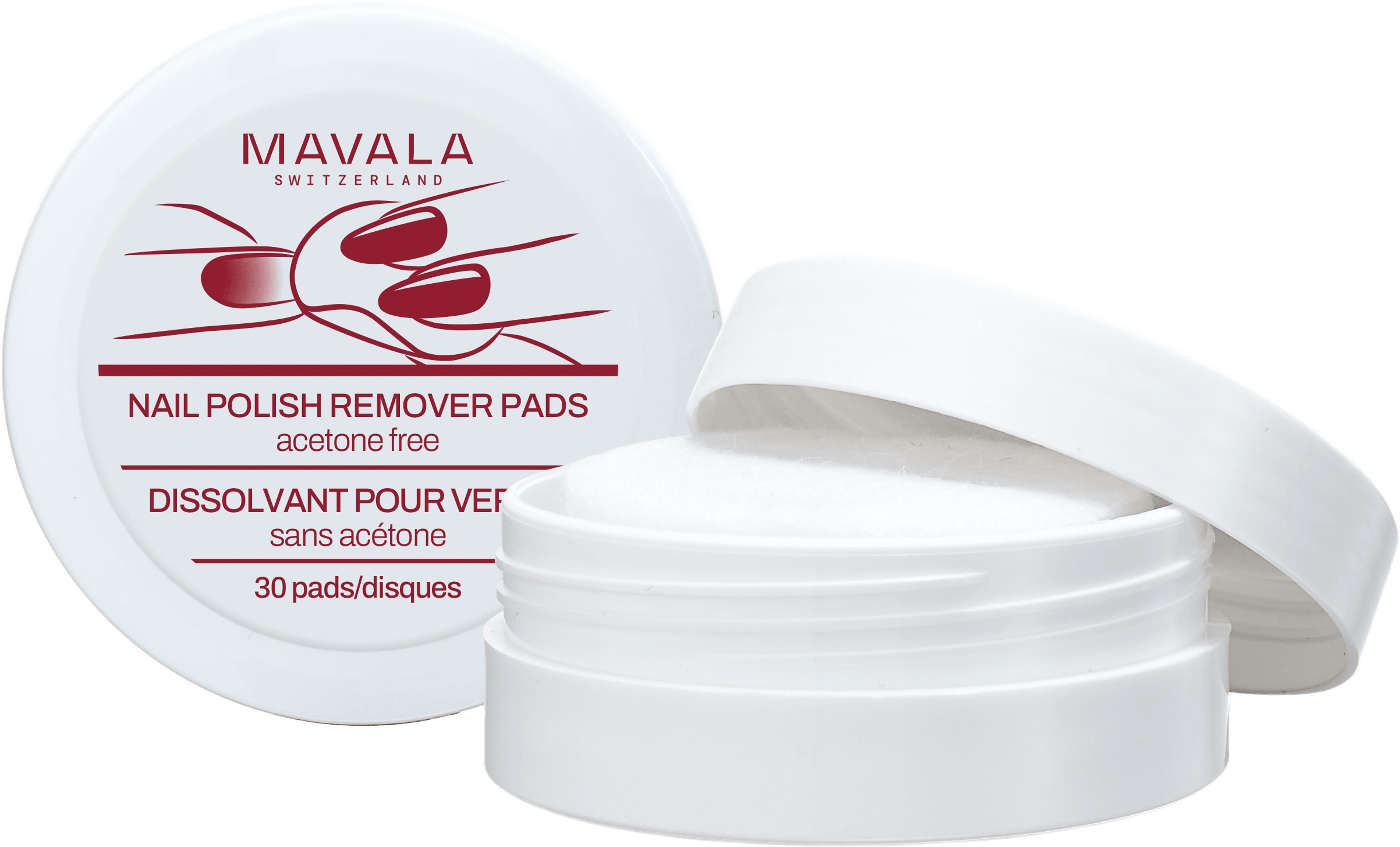 Nagellackremoverpads, från Mavala. Klicka för att öppna bilden i stort format