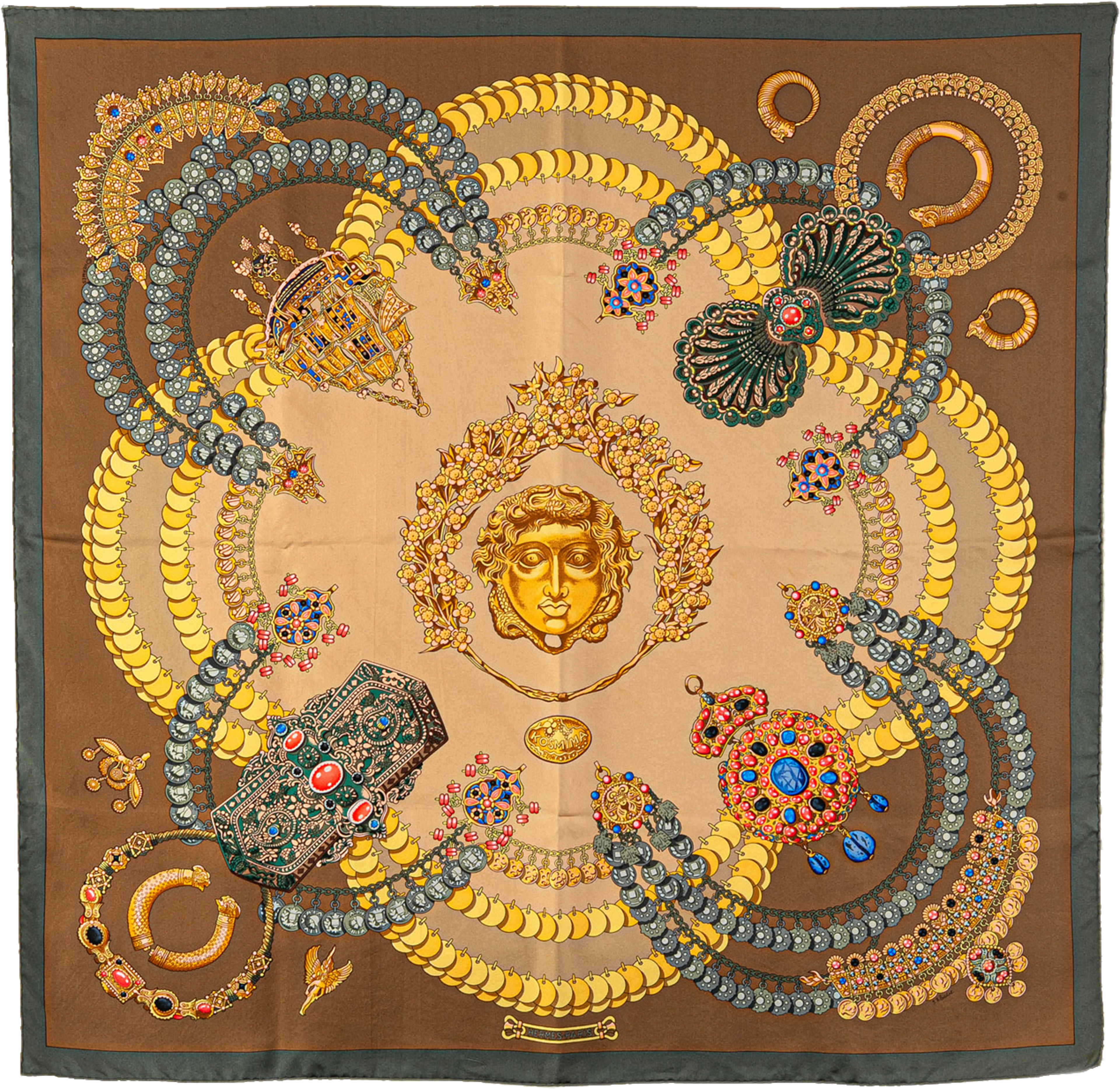 Hermès Kosmima Silk Scarf