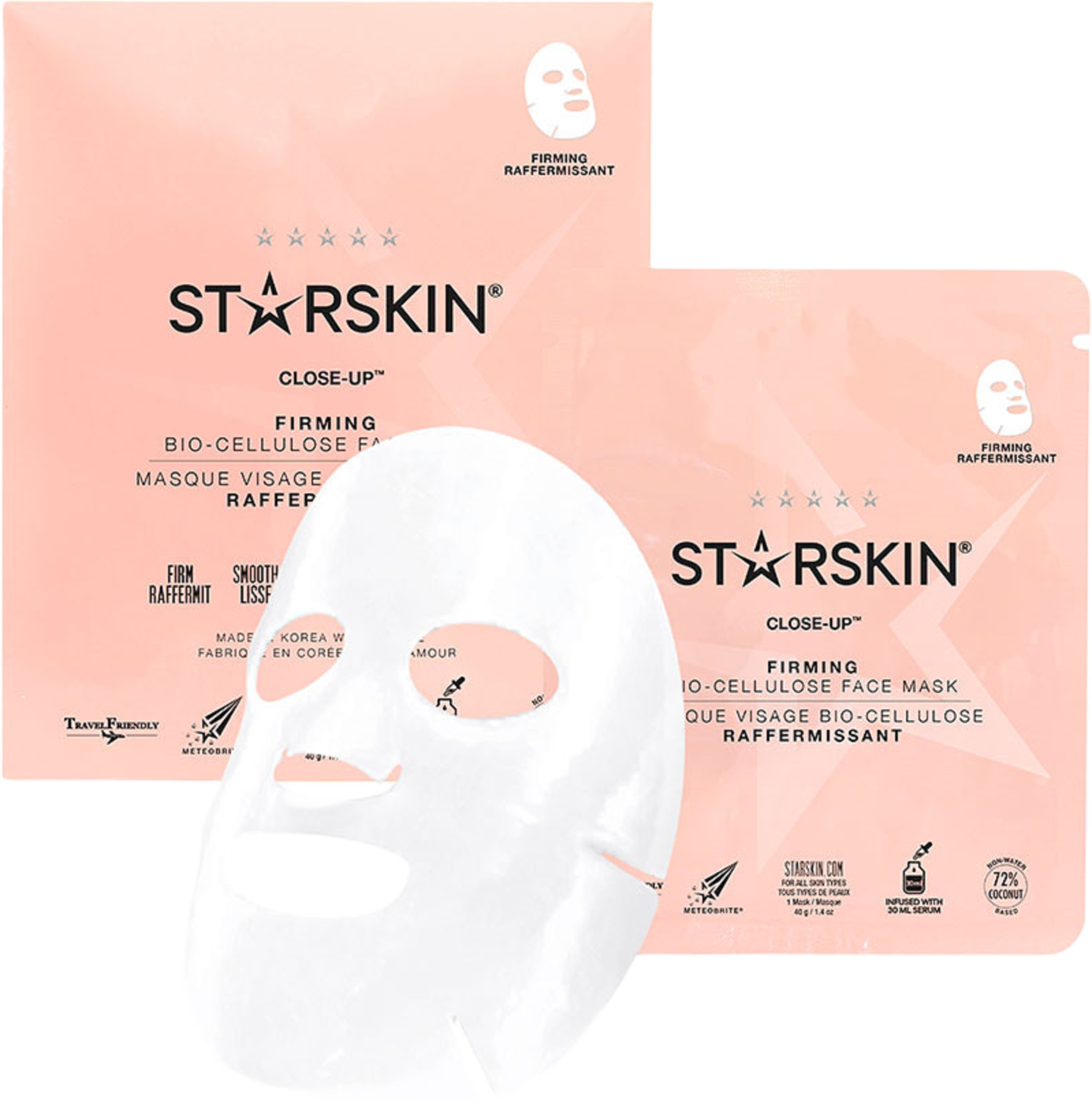 Close-Up™ Coconut Bio-Cellulose Firming Face Mask