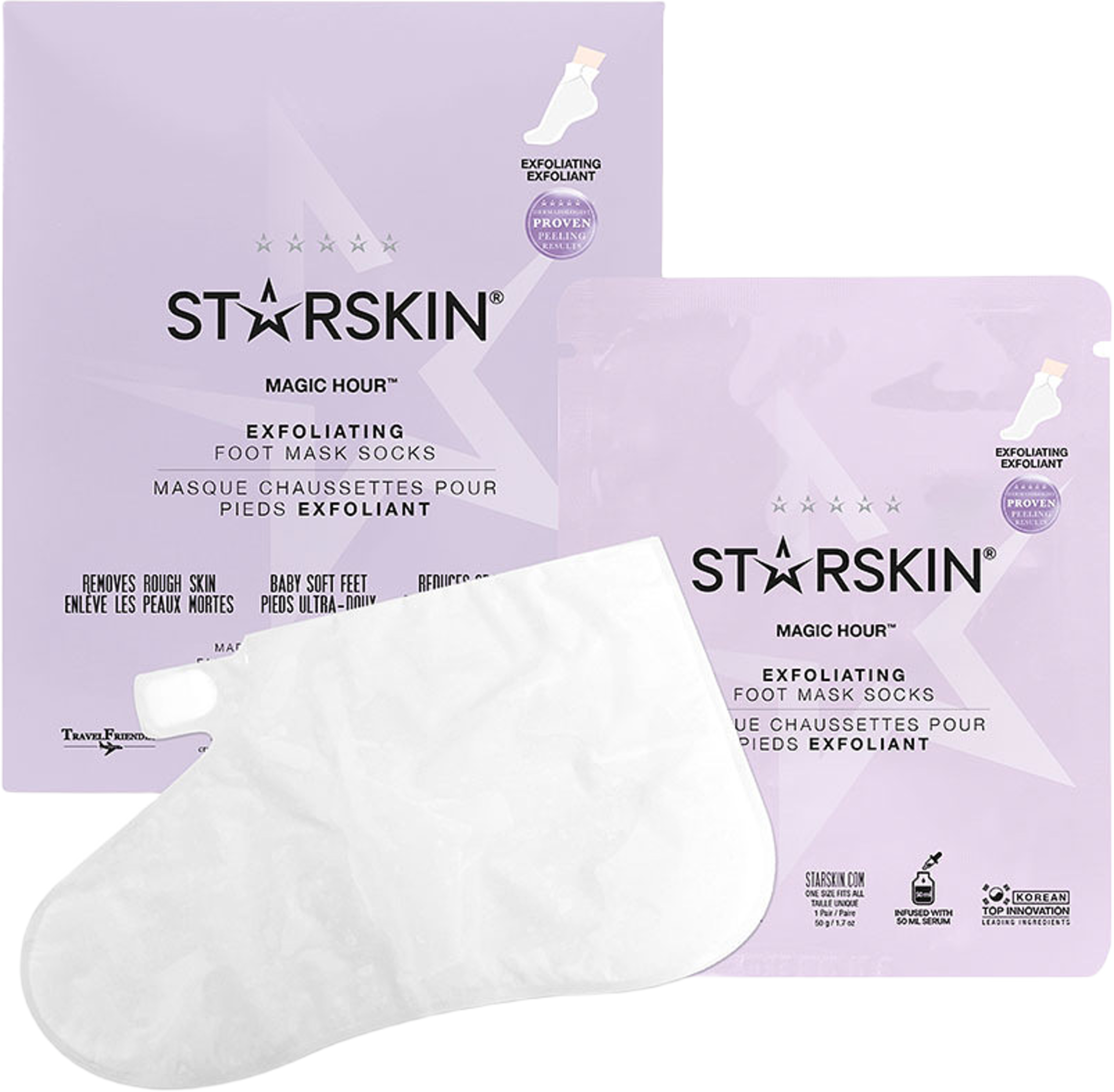 Magic Hour™ Exfoliating Double-Layer Foot Mask Socks
