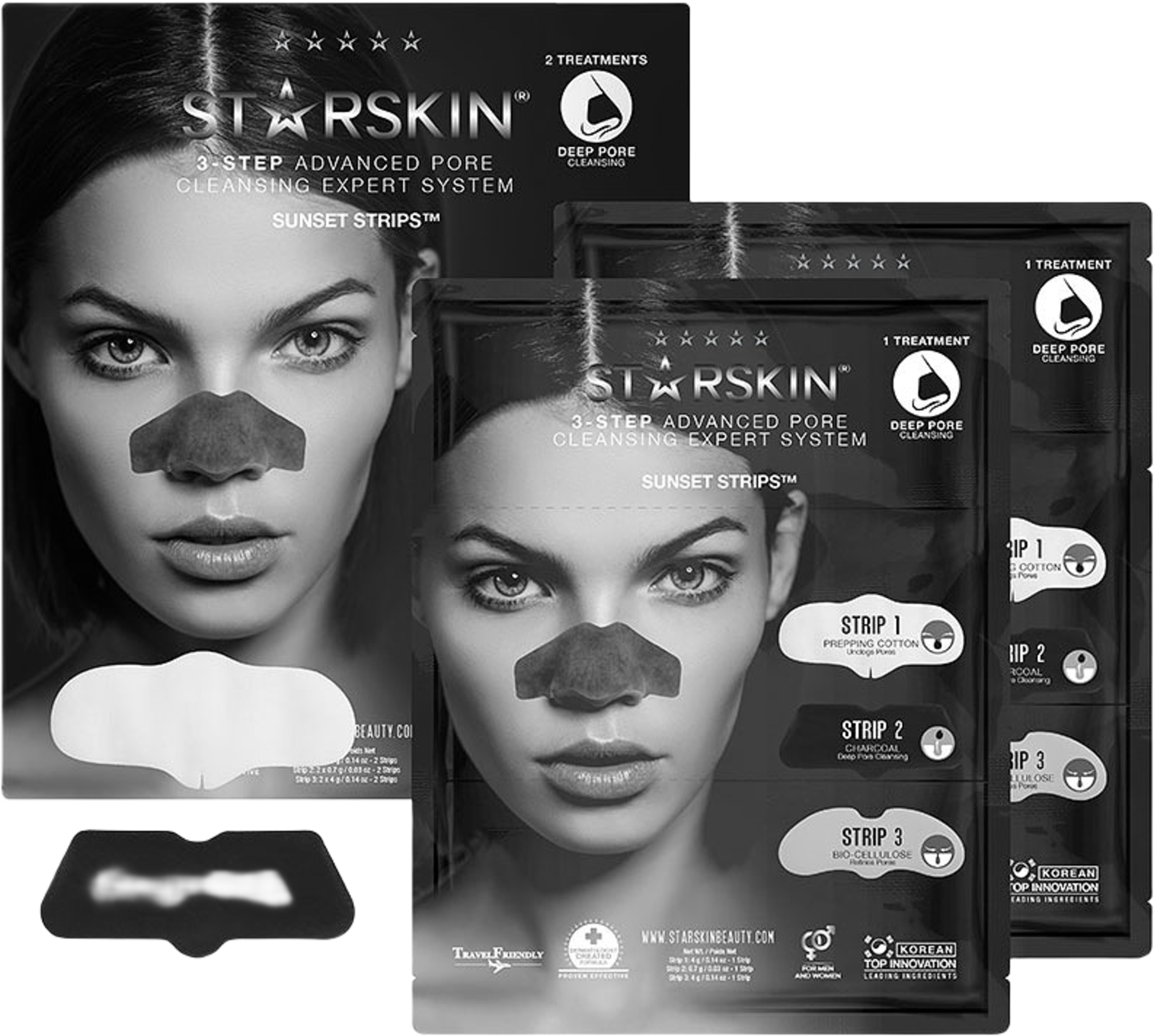 Sunset Strips™ 3-Step Advanced Blackhead Expert System Refining