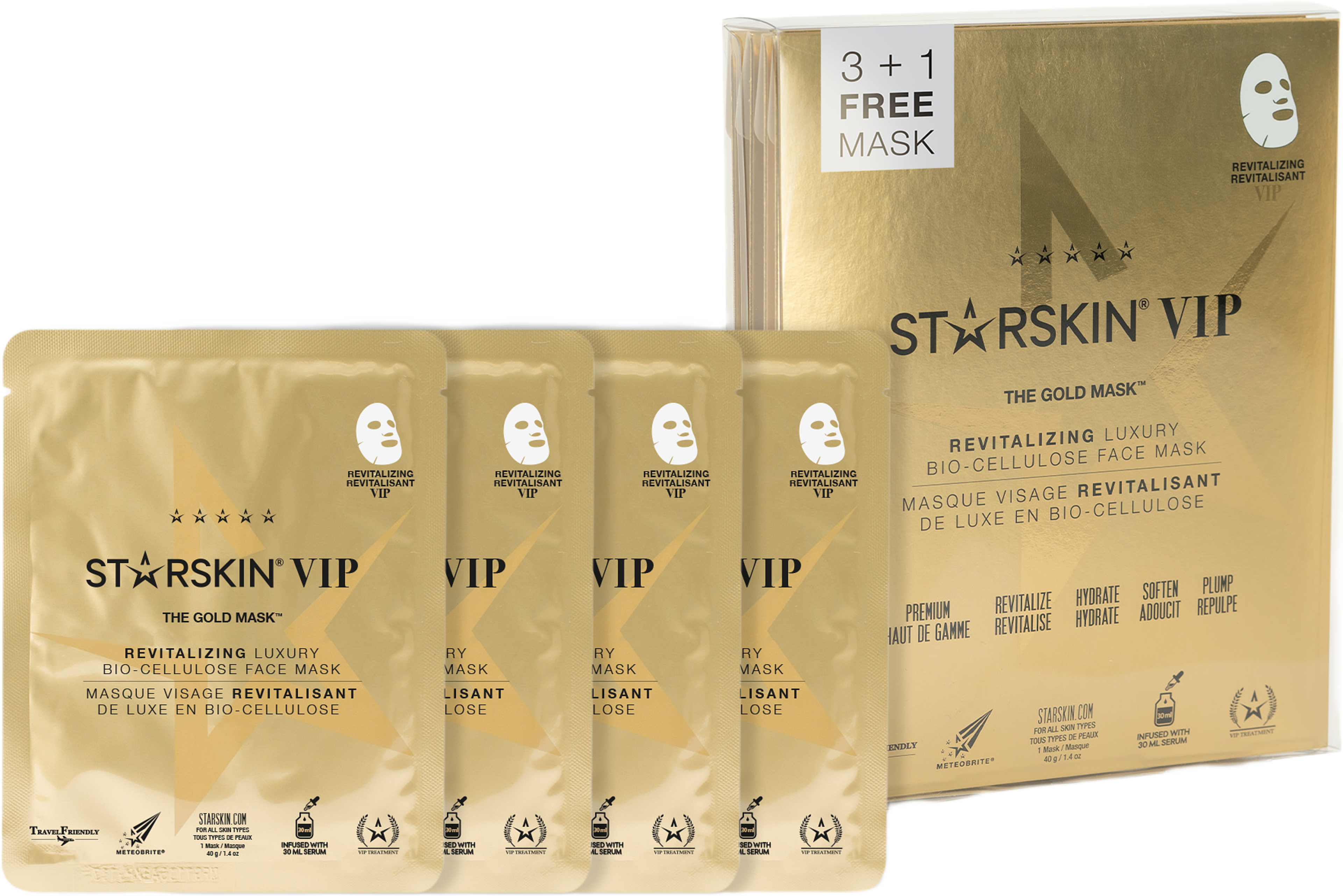 The Gold Mask 3+1 pack