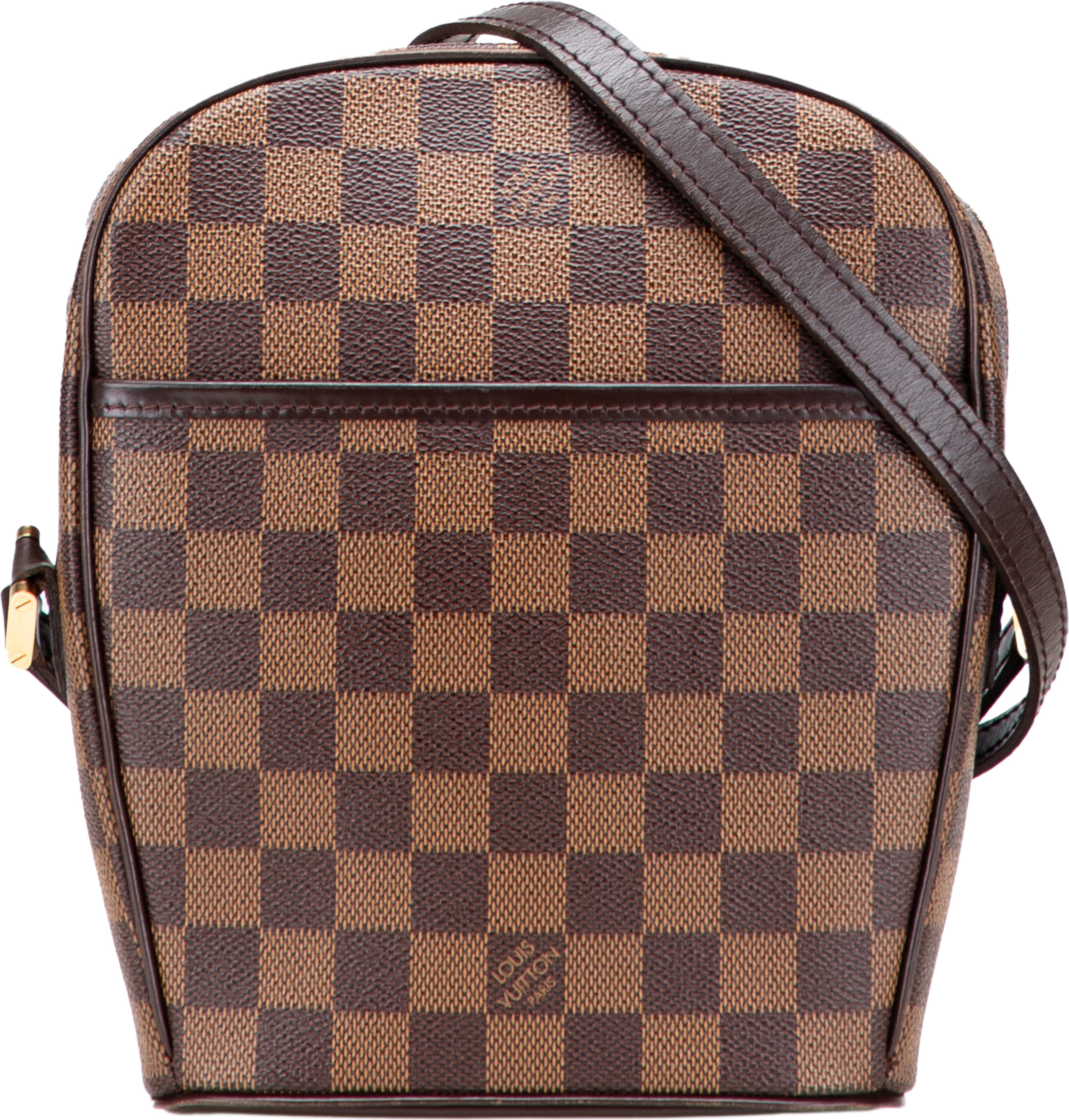 Louis Vuitton Damier Ebene Ipanema Pm, från Luxclusif, i färgen brown. Klicka för att öppna bilden i stort format
