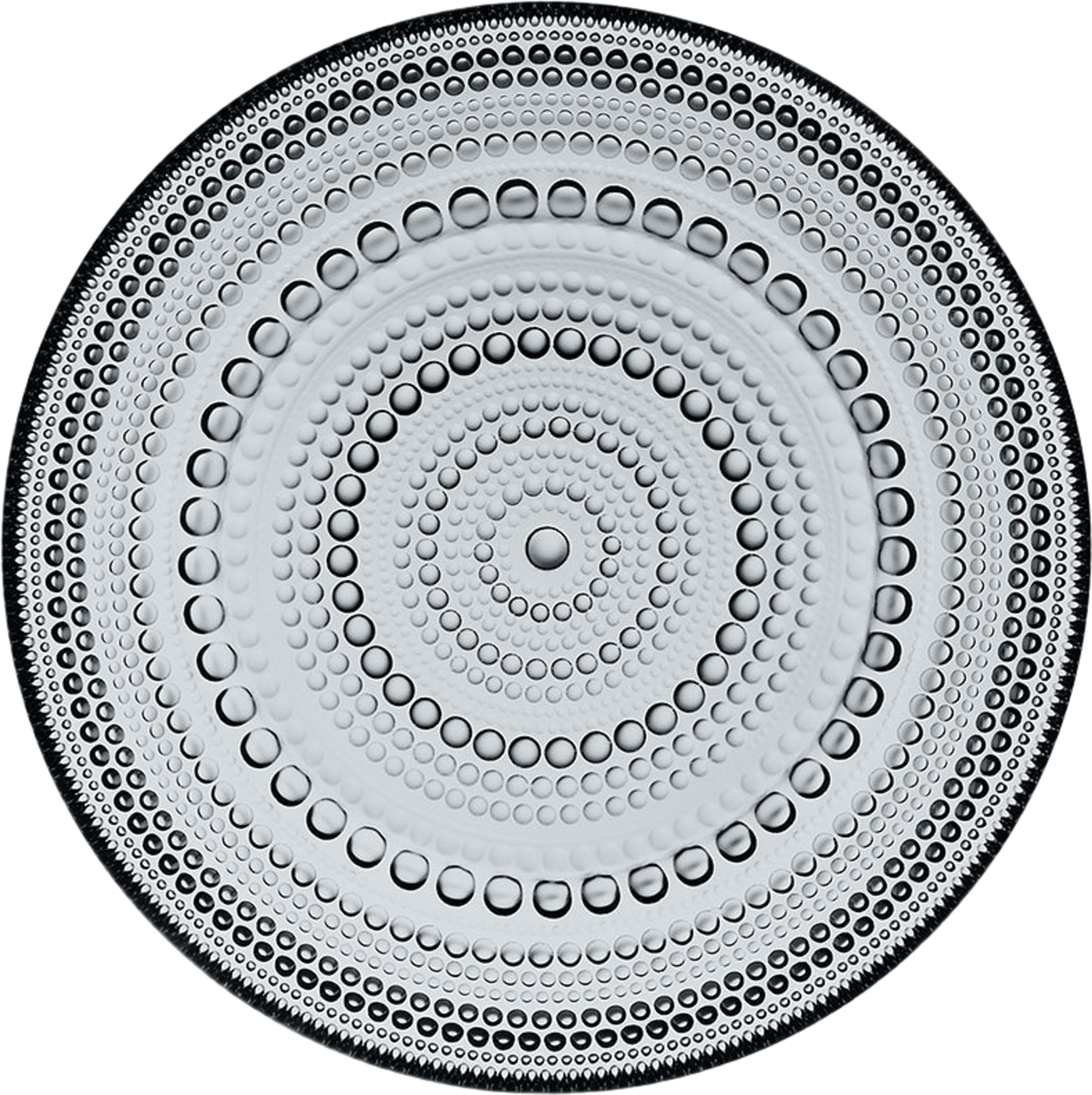 Tallrik Kastehelmi, Ø17 cm, från Iittala, i färgen Grey. Klicka för att öppna bilden i stort format