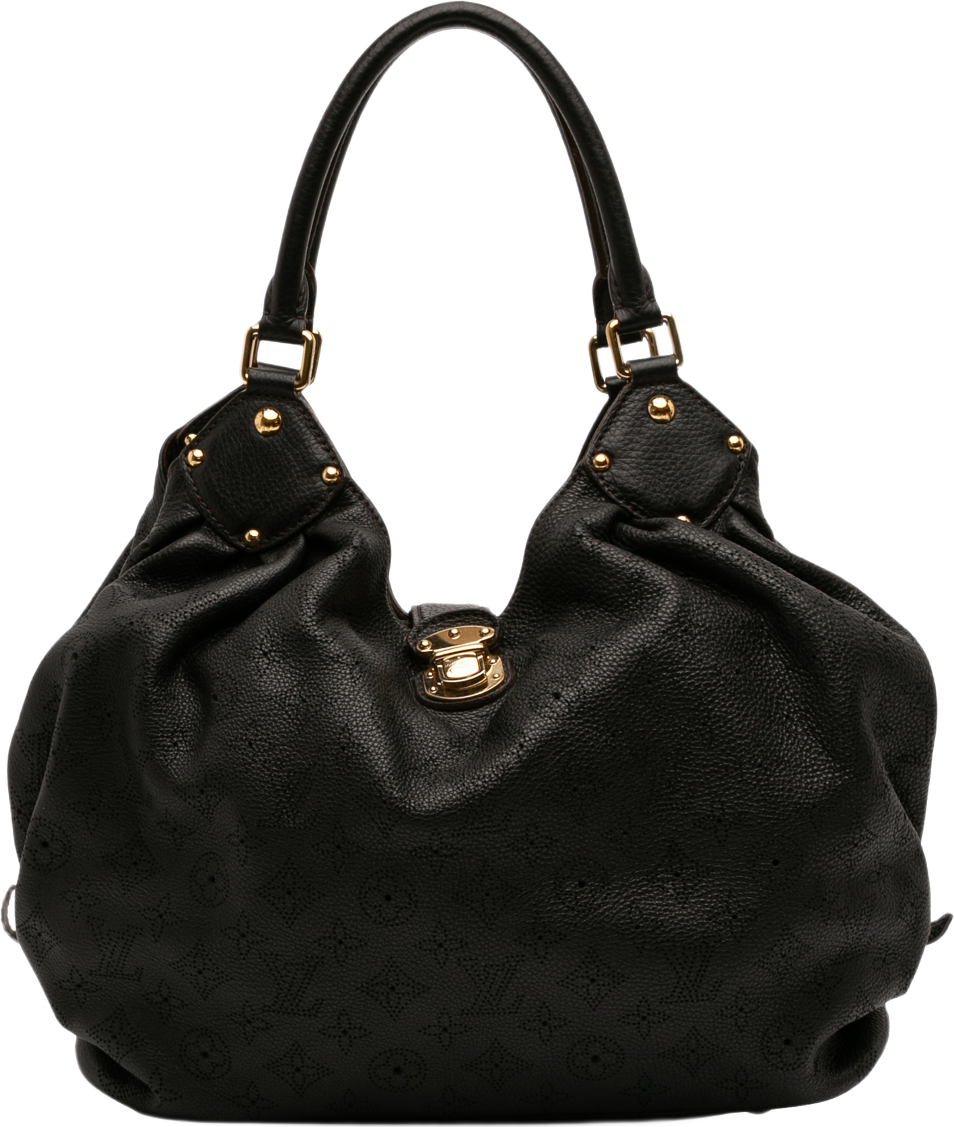 Louis Vuitton Monogram Mahina L, från Luxclusif, i färgen black. Klicka för att öppna bilden i stort format