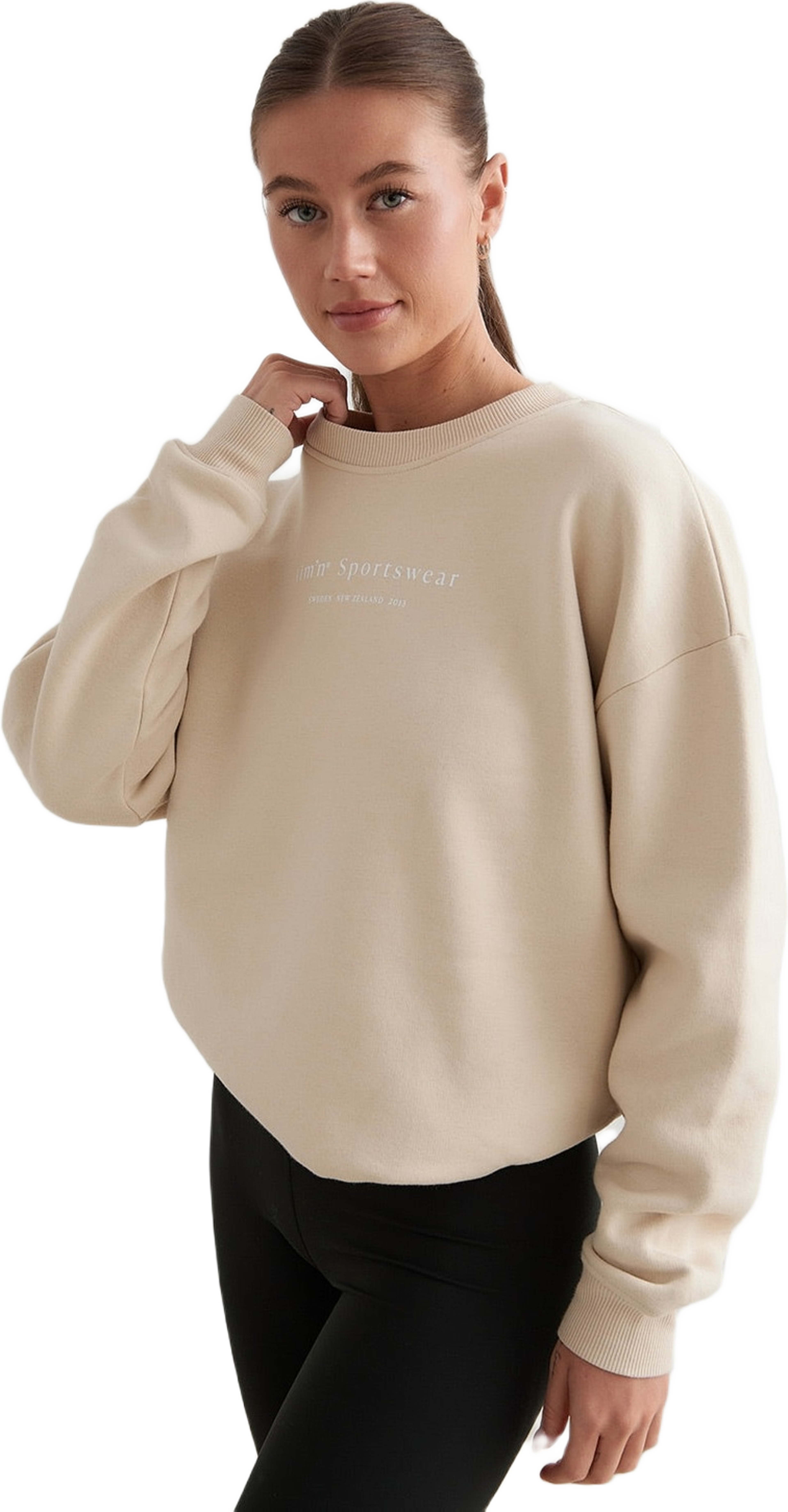 Café Au Lait Serif Sweatshirt