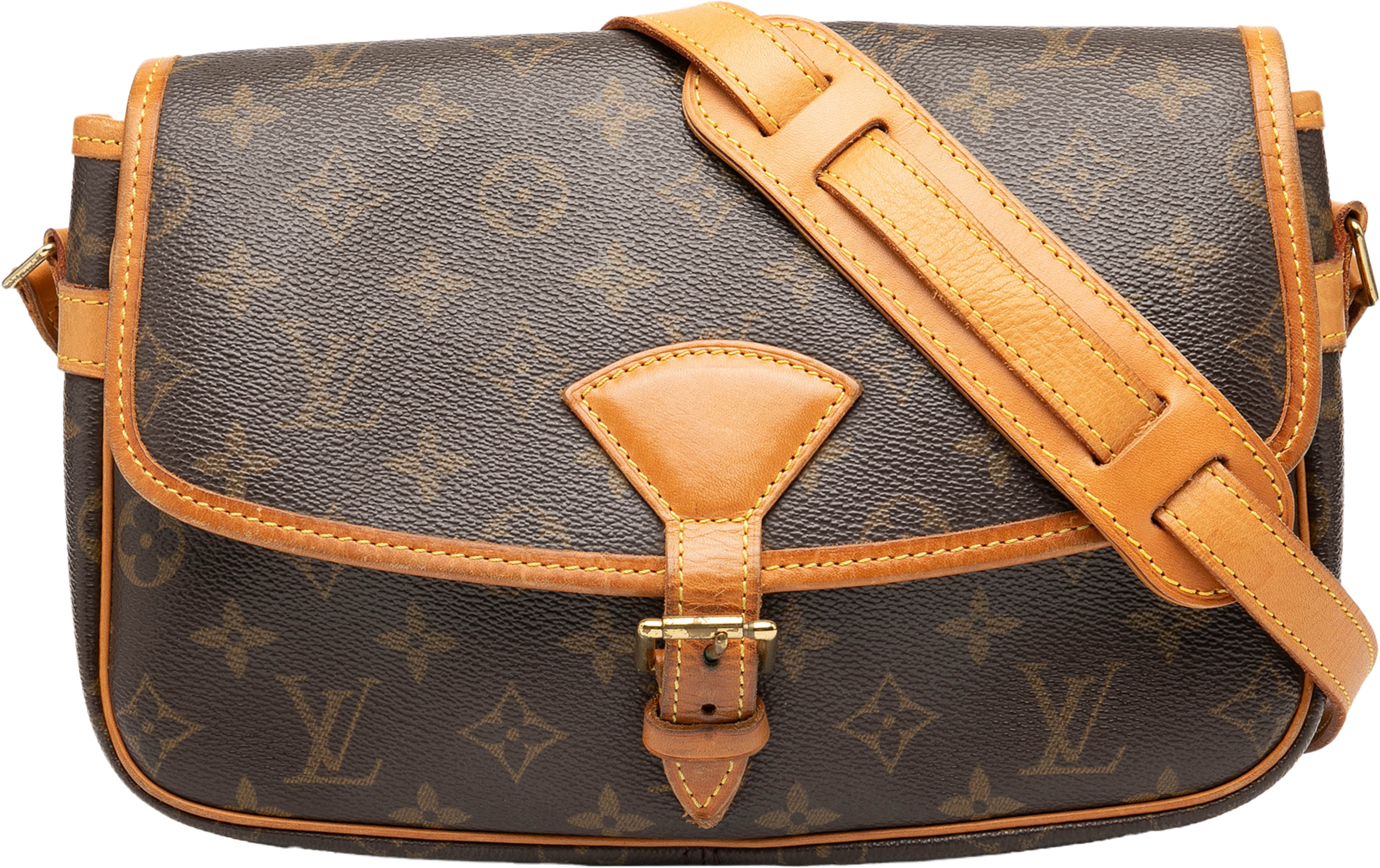Louis Vuitton Monogram Sologne, från Luxclusif, i färgen brown. Klicka för att öppna bilden i stort format