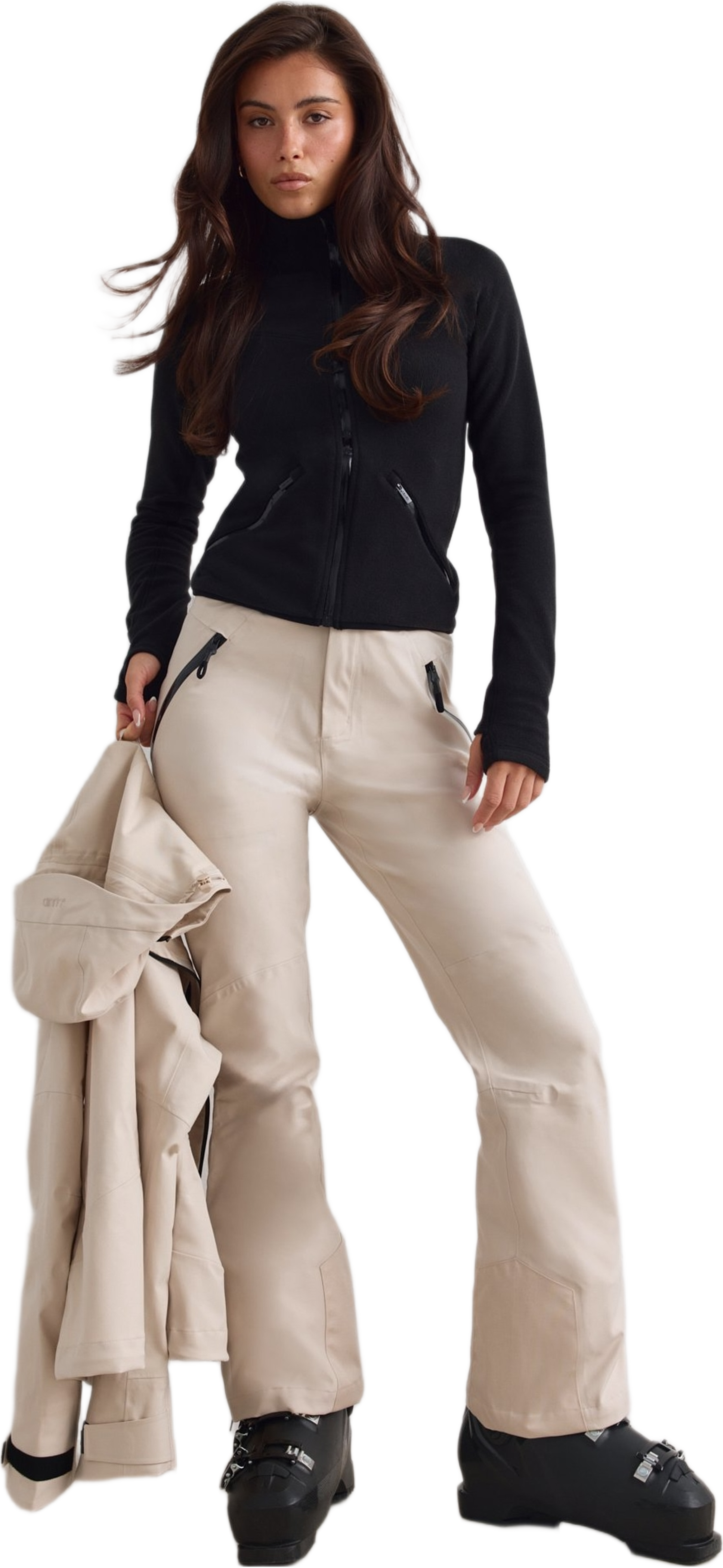 3l Sierra Pants, från aim'n, i färgen café au lait. Klicka för att öppna bilden i stort format