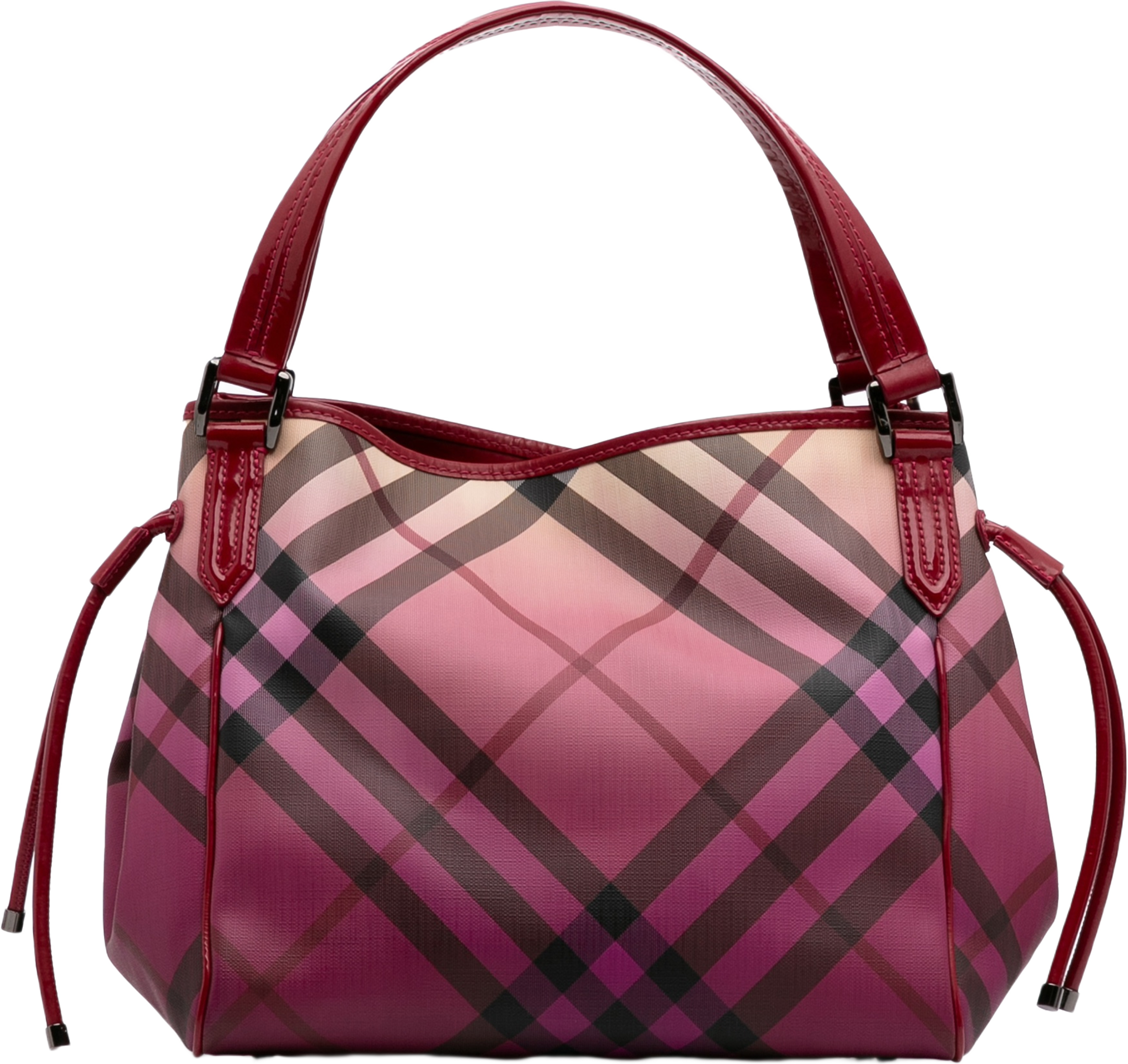 Burberry Supernova Check Coated Canvas Bilmore Tote