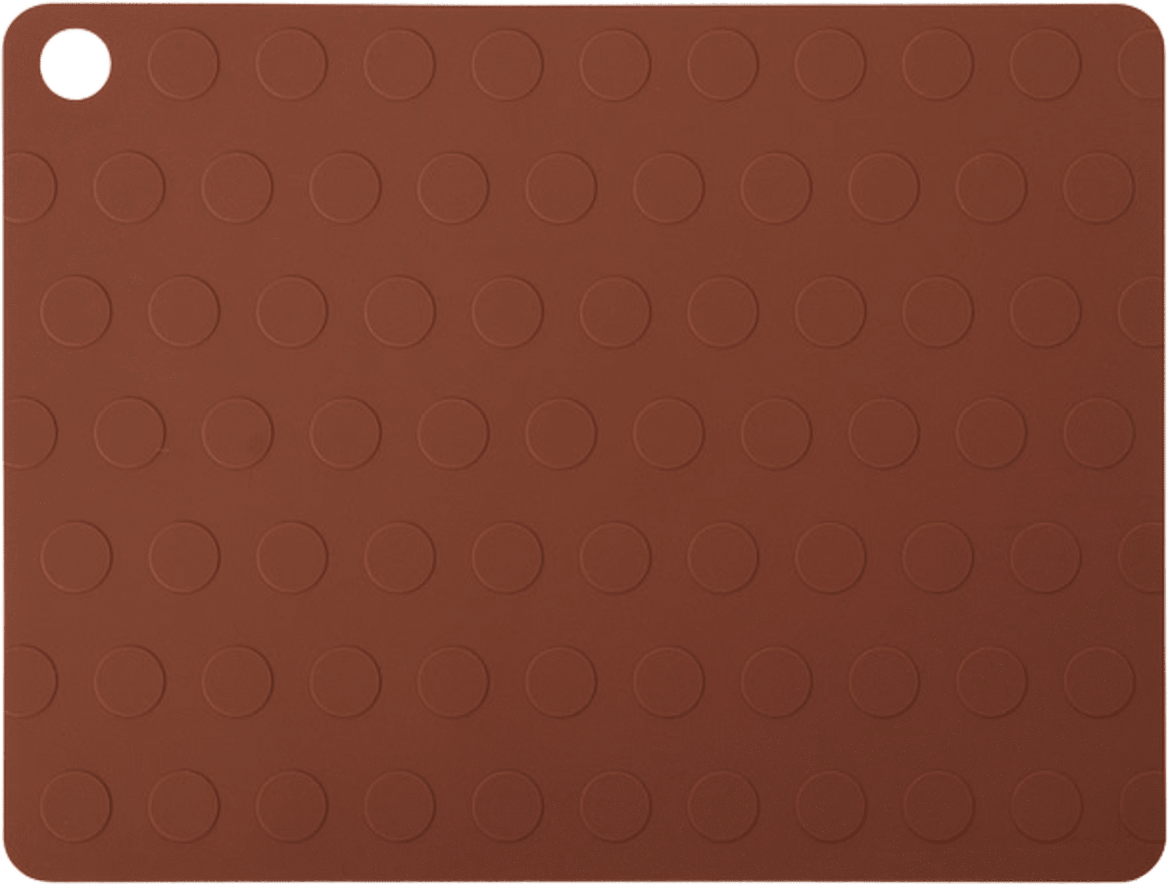 Dotto Placemat - Pack Of 2, från OYOY Living, i färgen nutmeg. Klicka för att öppna bilden i stort format