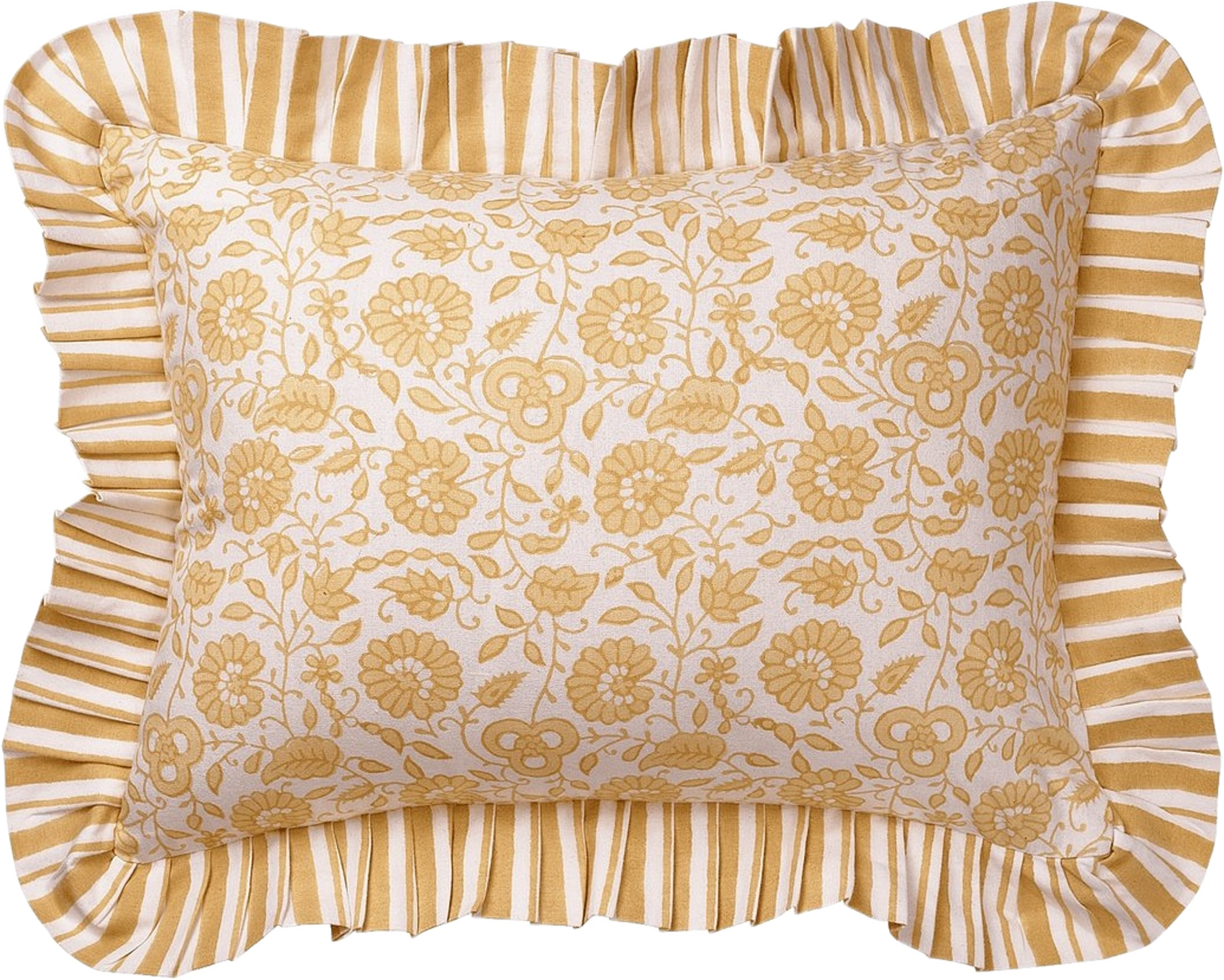 Damson Kuddfodral - 30x40 Cm, från Pick A Poppy, i färgen light yellow. Klicka för att öppna bilden i stort format