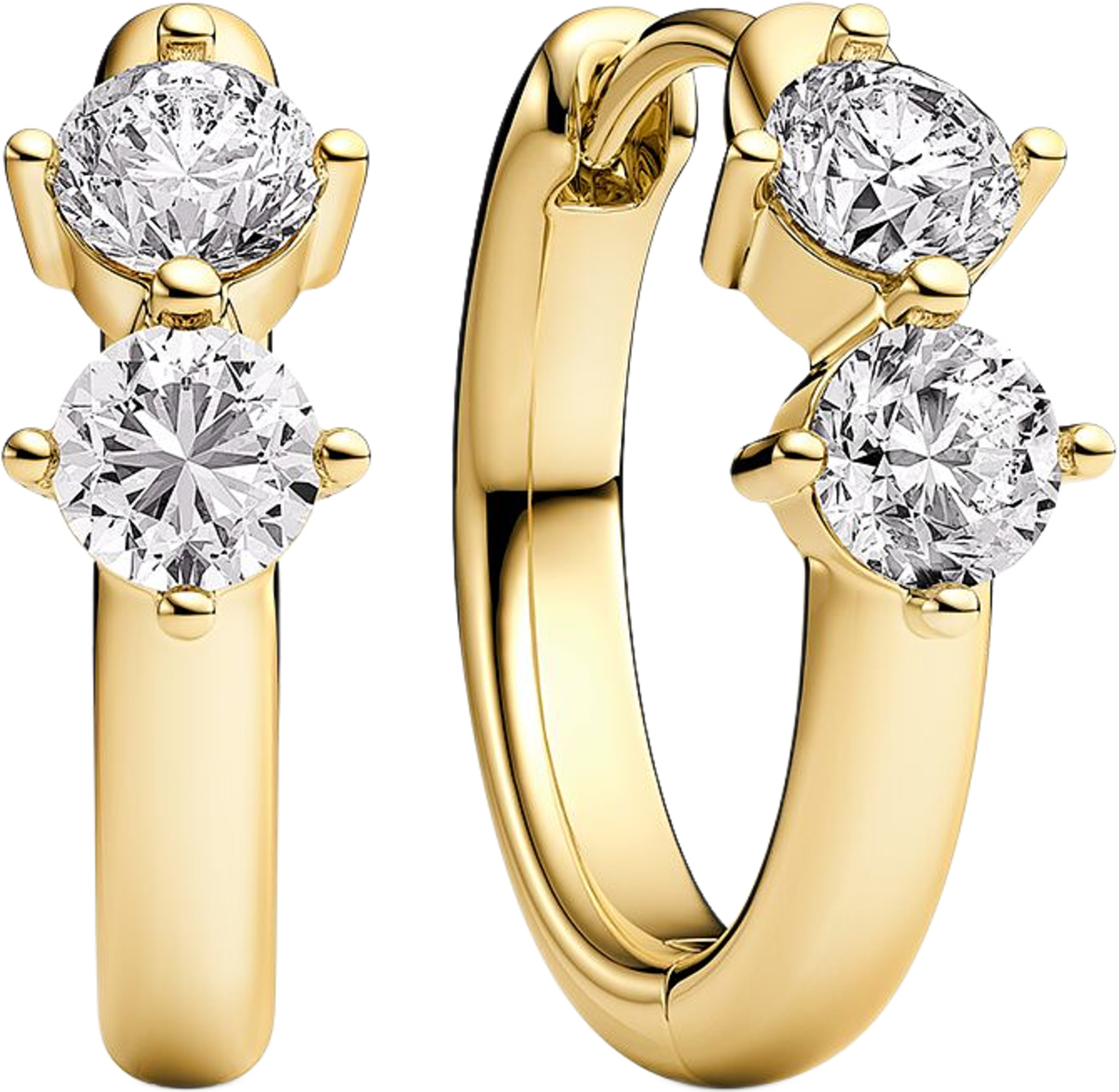 Princess Creolo Piccolo Earrings, från Sif Jakobs Jewellery, i färgen gold. Klicka för att öppna bilden i stort format