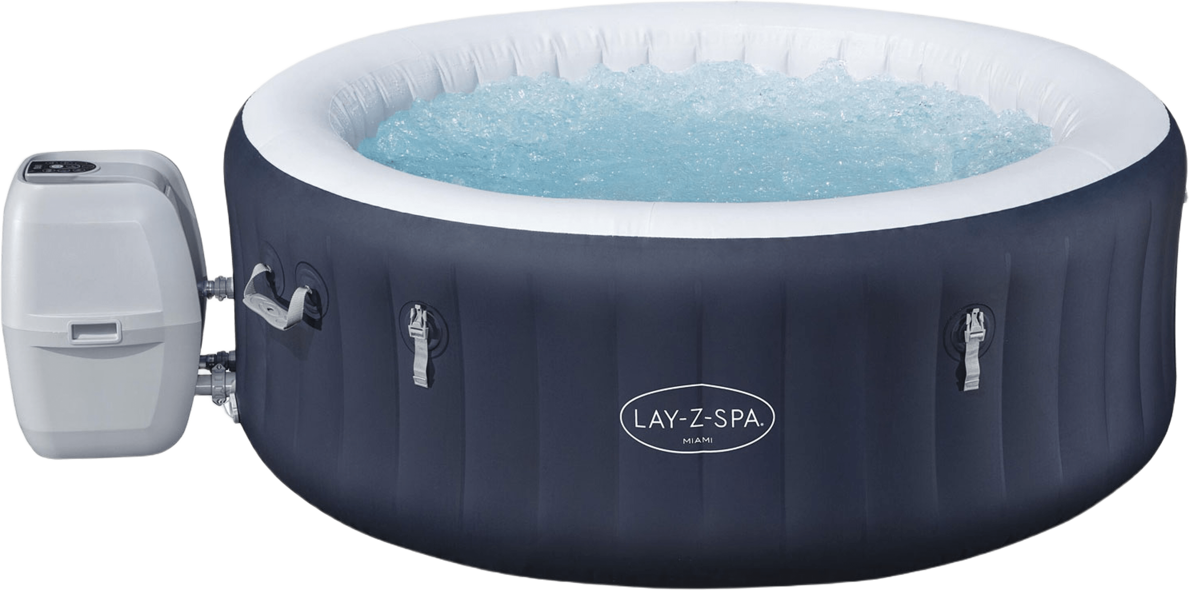 Lay-z-spa® Miami Energysense Airjet 4 Mörkblå 1.80m X 66cm
