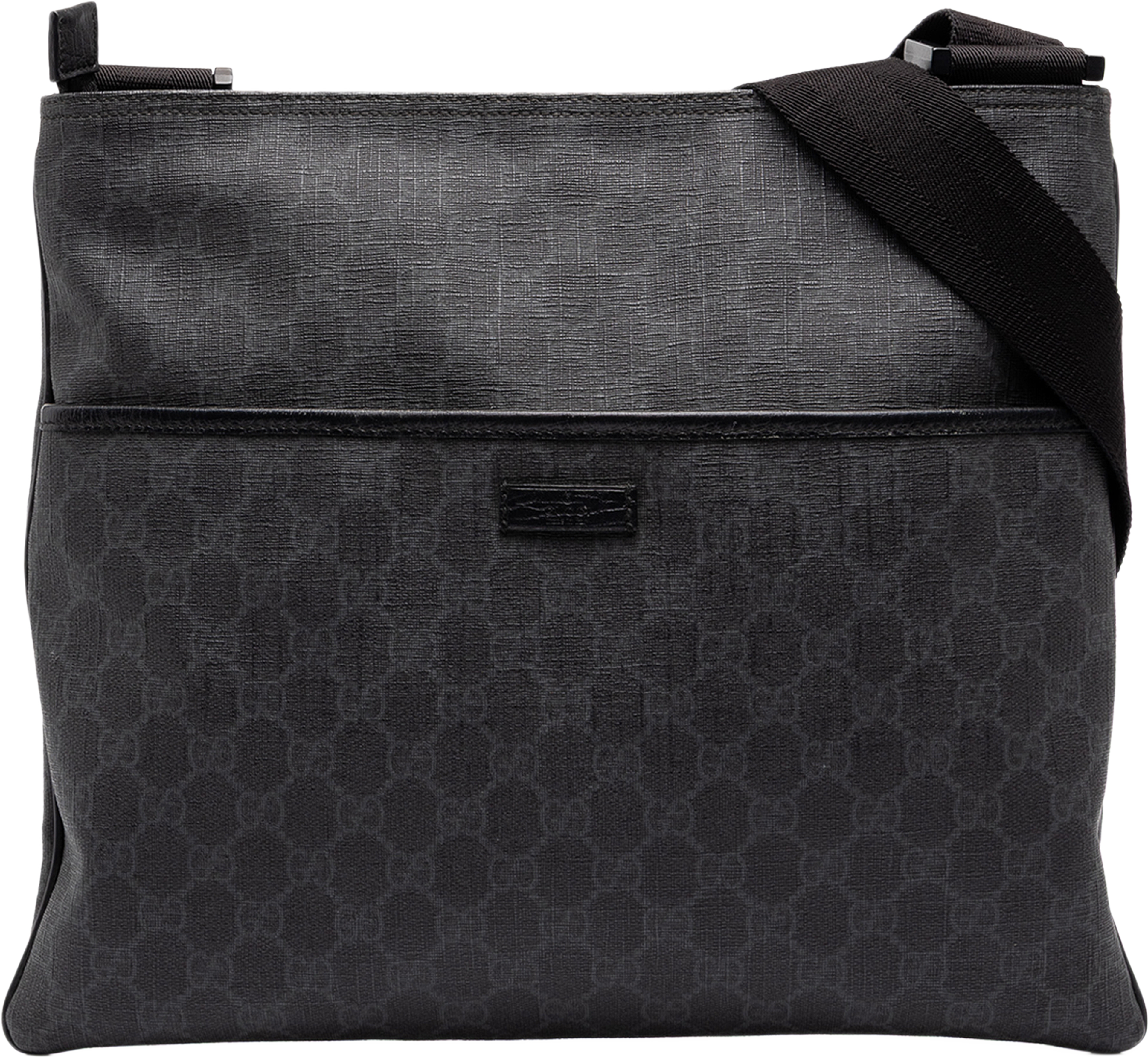 Gucci Gg Supreme Crossbody, från Luxclusif, i färgen svart. Klicka för att öppna bilden i stort format