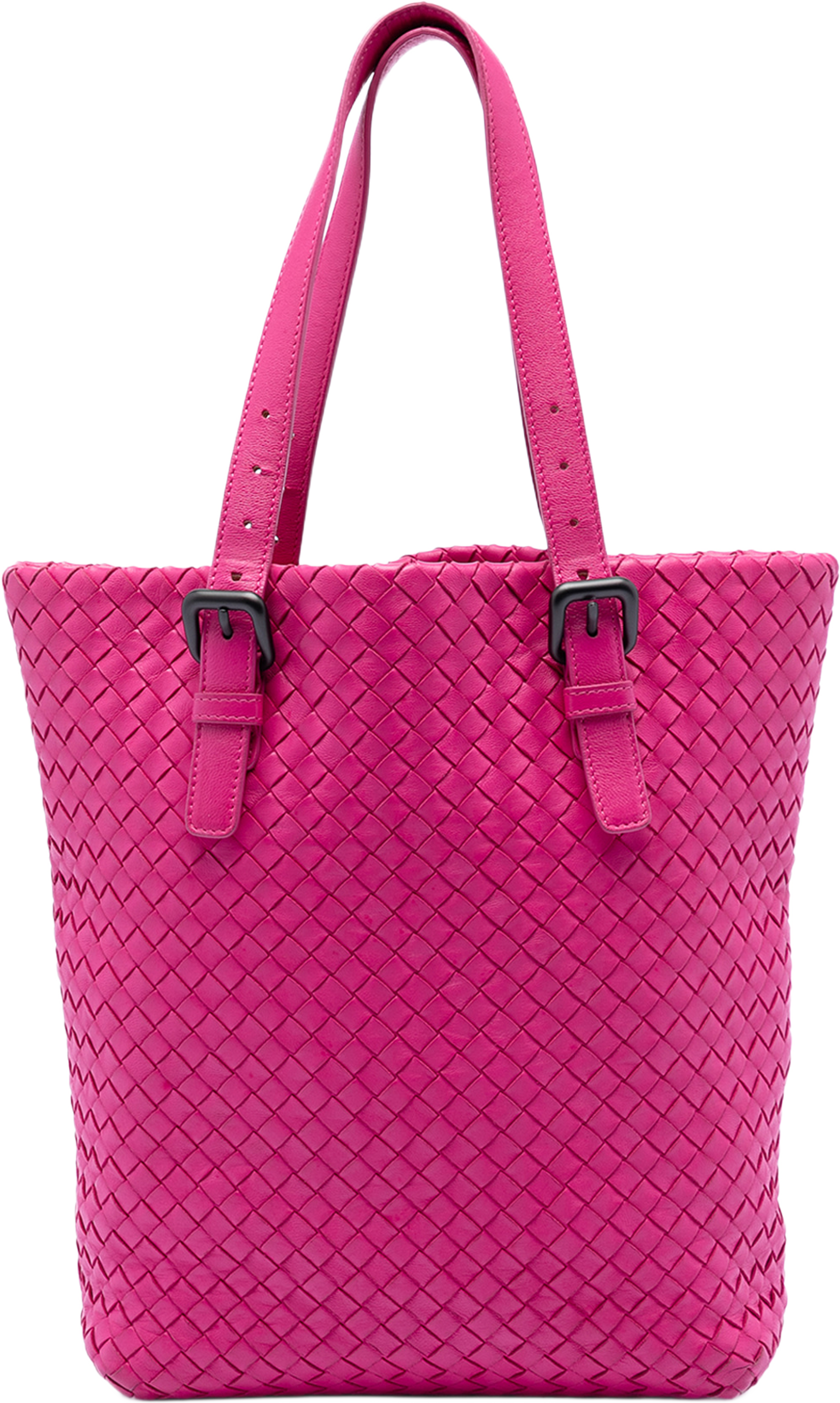 Bottega Veneta Nappa Intrecciato Tote, från Luxclusif, i färgen rosa. Klicka för att öppna bilden i stort format