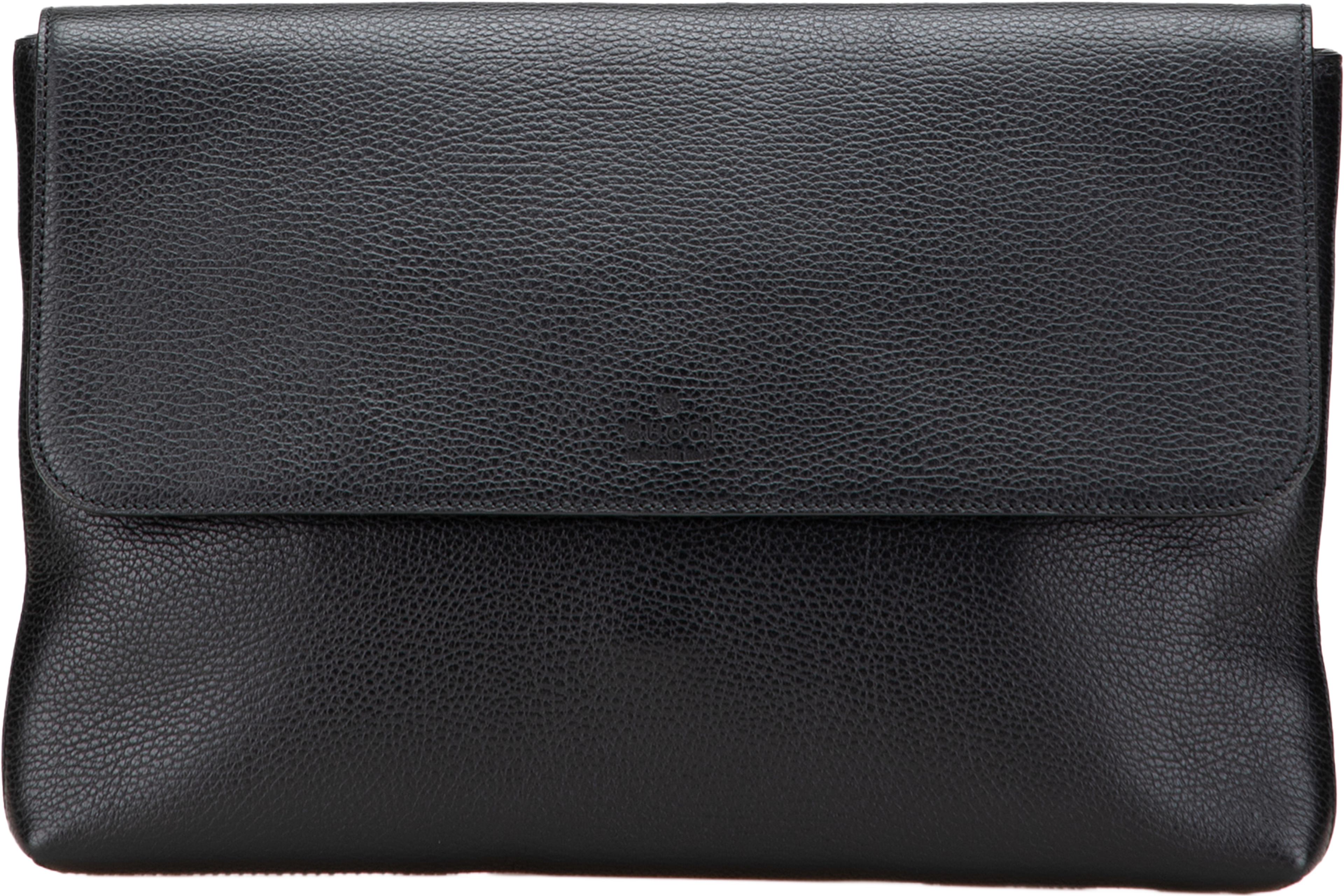 Gucci Pebbled Calfskin Portfolio Clutch, från Luxclusif, i färgen black. Klicka för att öppna bilden i stort format
