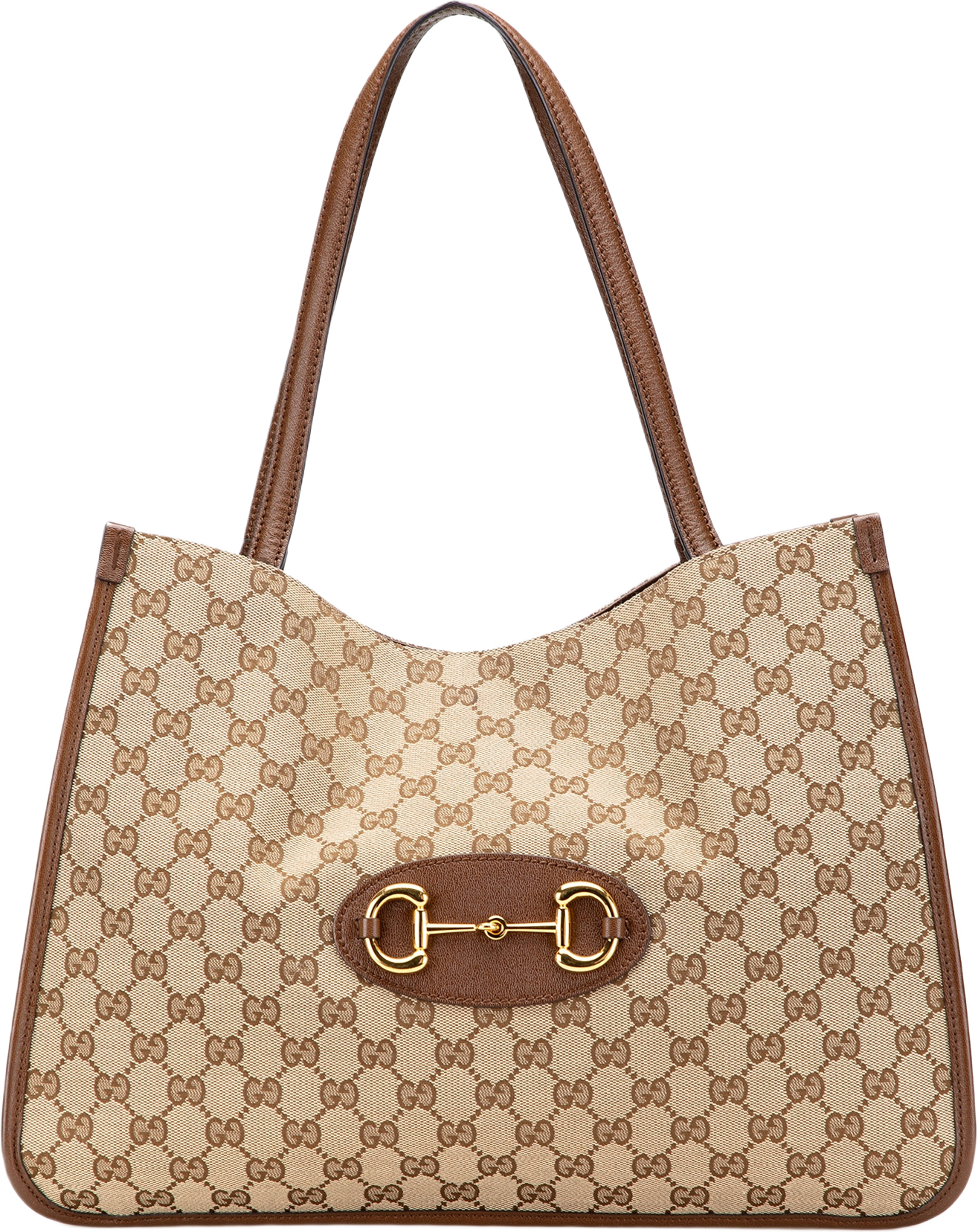 Gucci Medium Gg Canvas Horsebit 1955 Tote