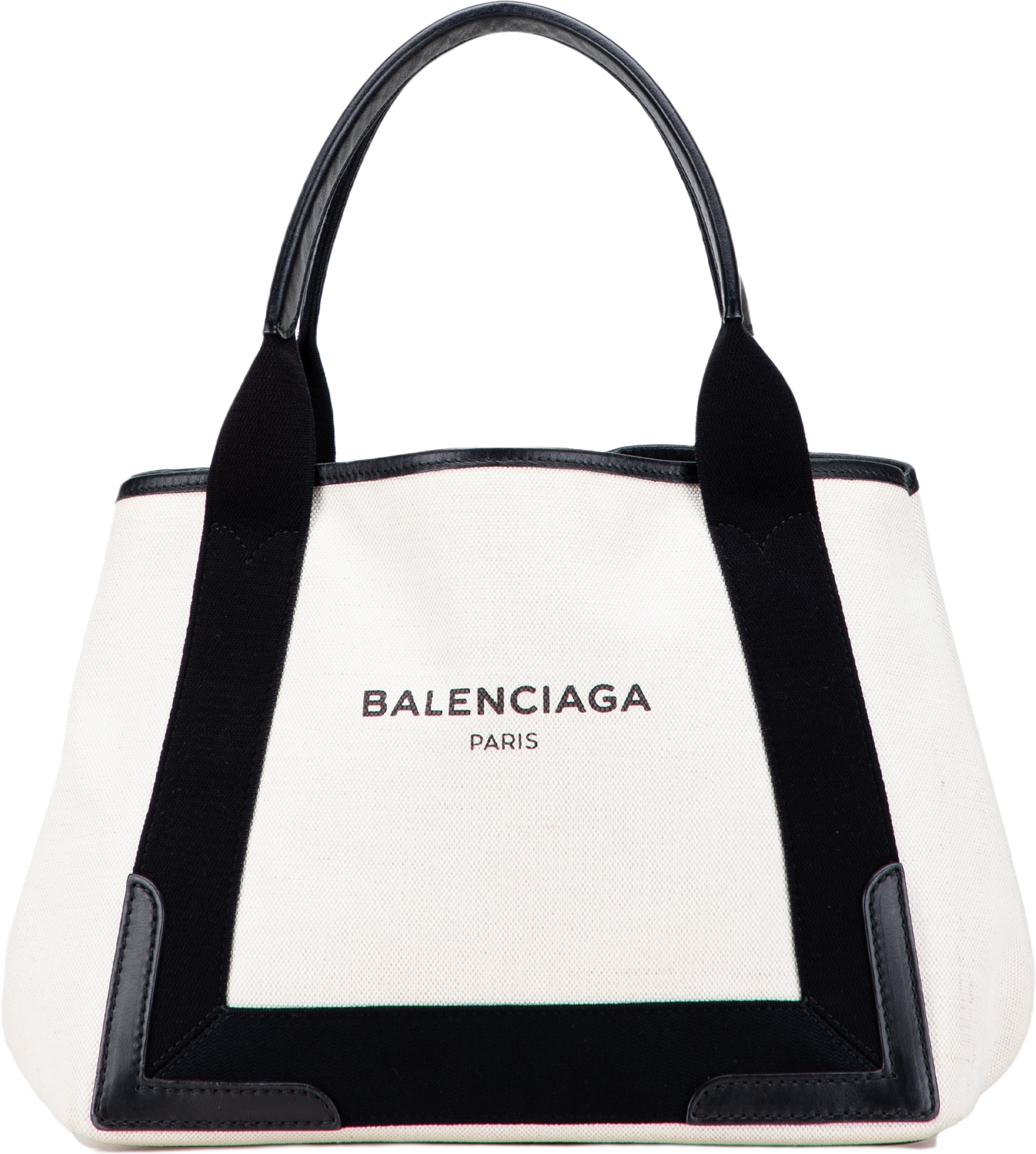 Balenciaga Canvas S Navy Cabas Tote, från Luxclusif, i färgen white.