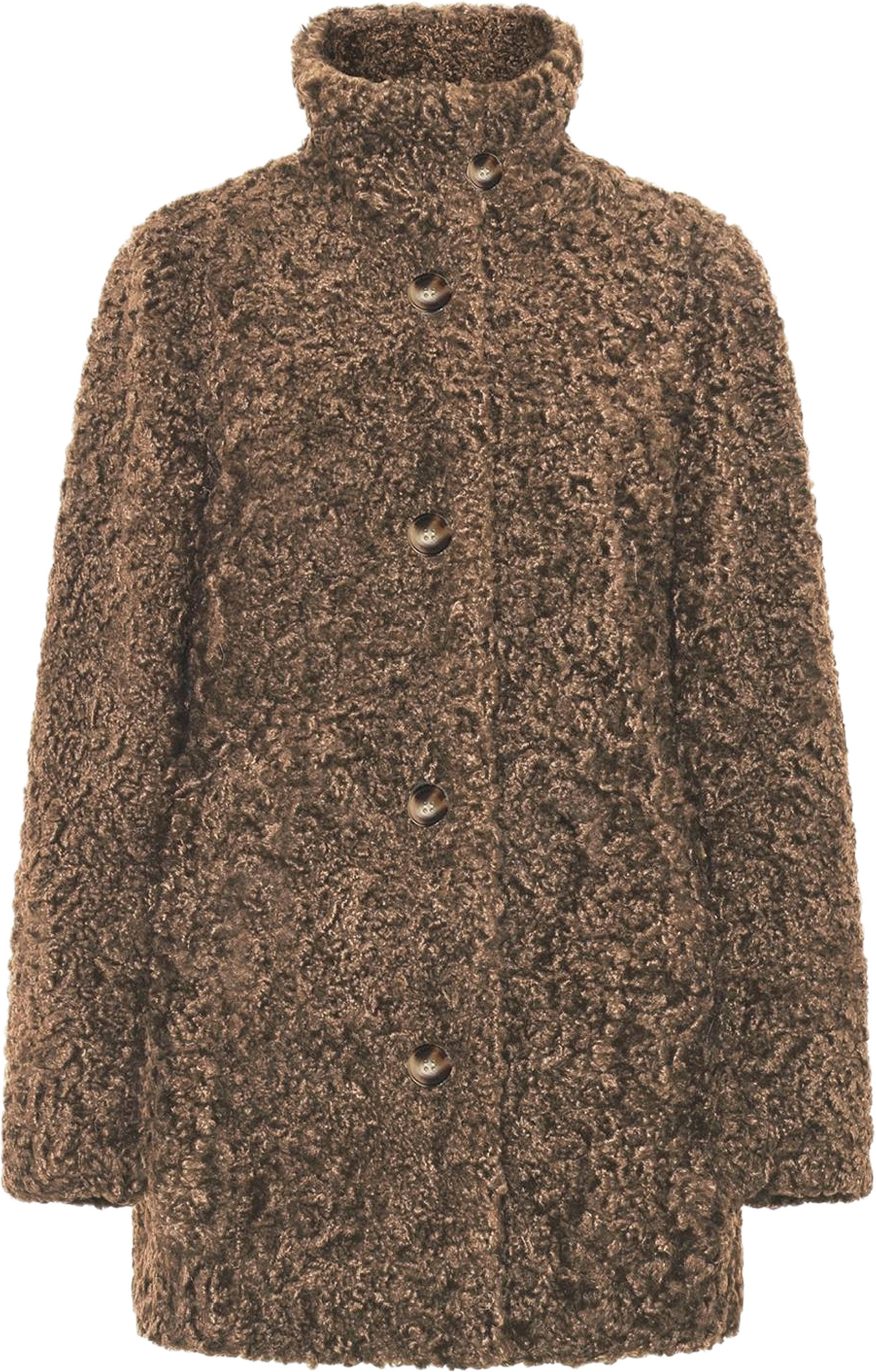 Marcy Coat, från Saki, i färgen toffee. Klicka för att öppna bilden i stort format