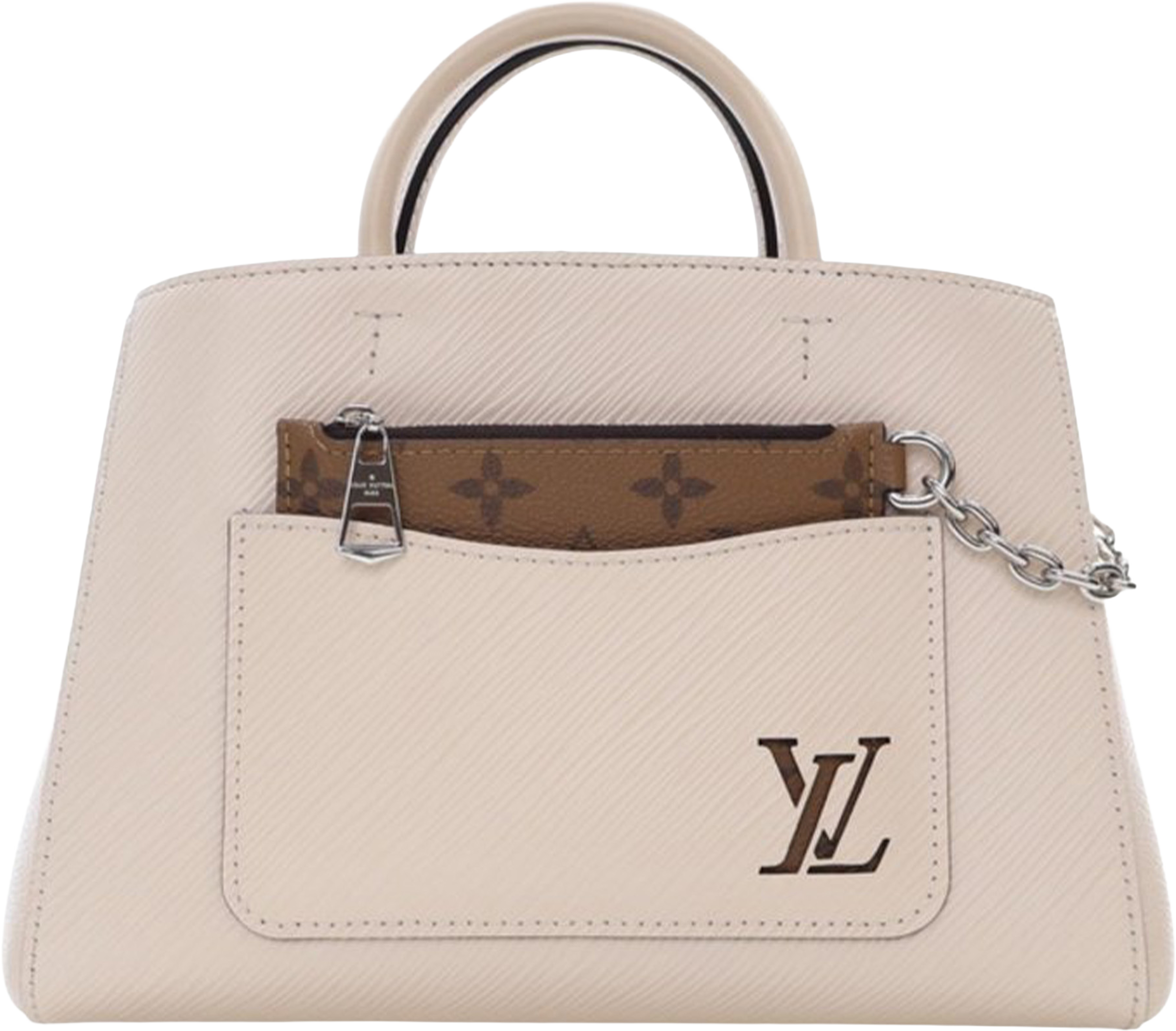 Louis Vuitton Epi Marelle Bb, från Luxclusif, i färgen white. Klicka för att öppna bilden i stort format