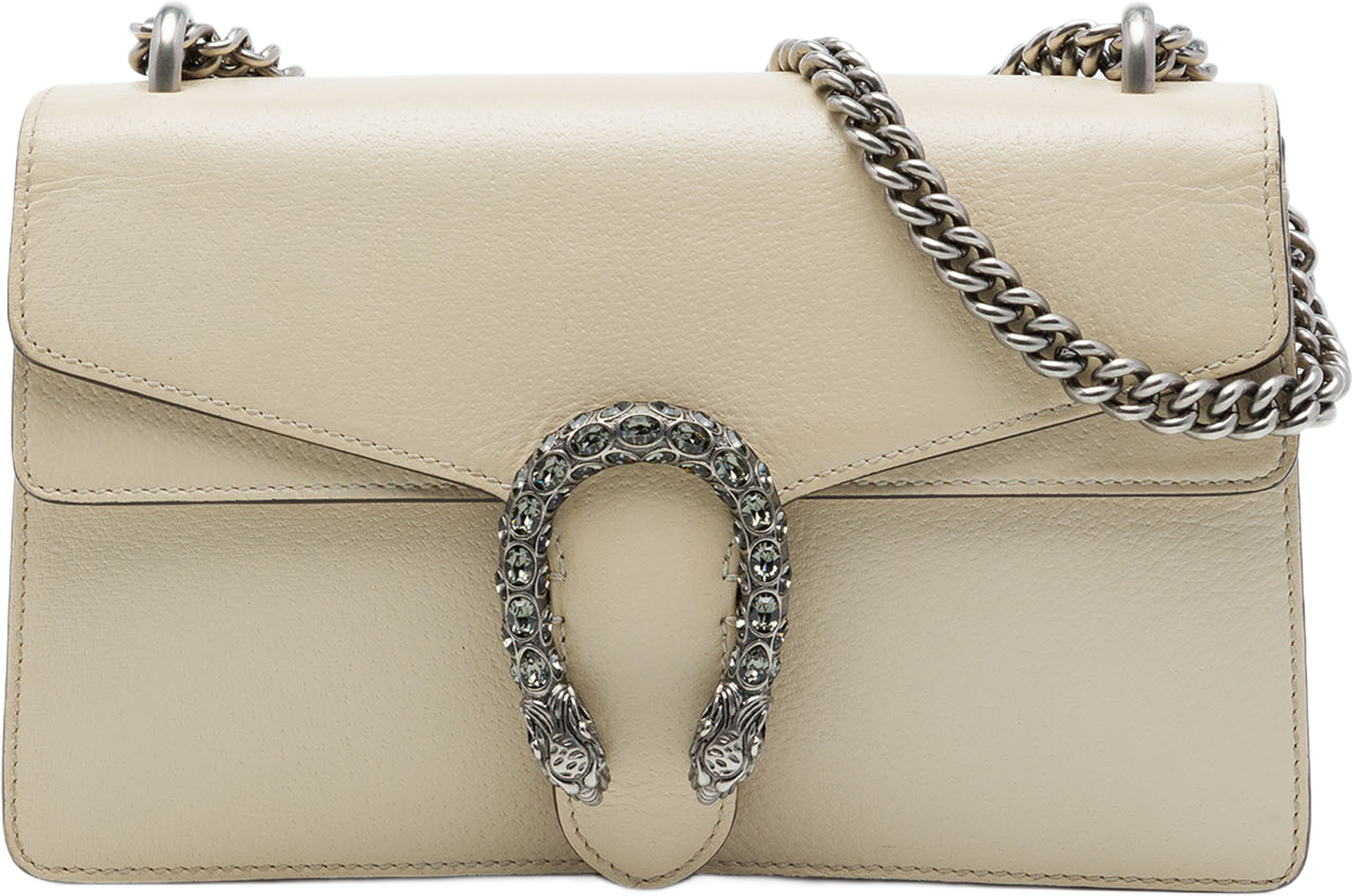 Gucci Medium Calfskin Dionysus Shoulder Bag, från Luxclusif, i färgen brun. Klicka för att öppna bilden i stort format