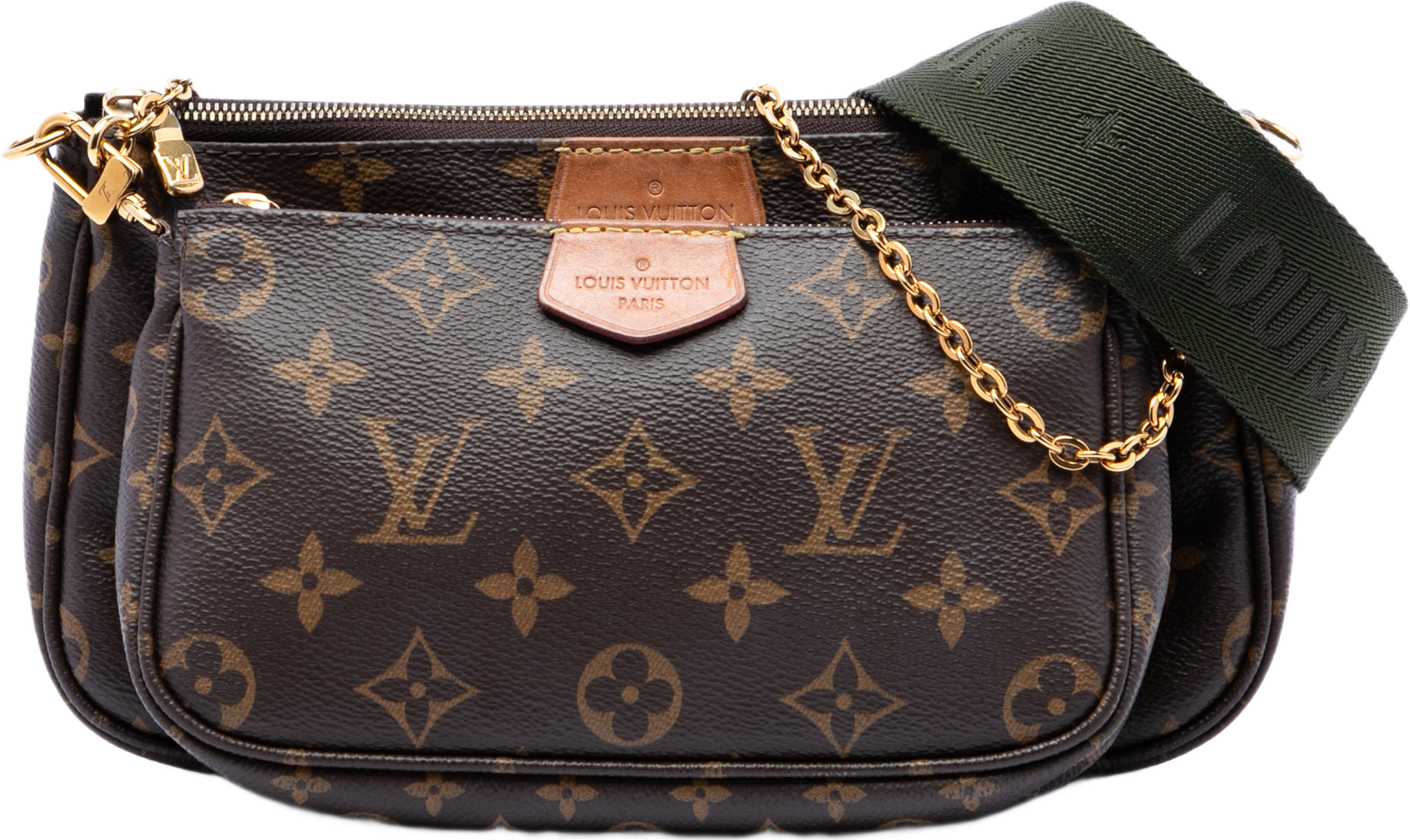 Louis Vuitton Monogram Multi Pochette Accessoires, från Luxclusif, i färgen brun. Klicka för att öppna bilden i stort format