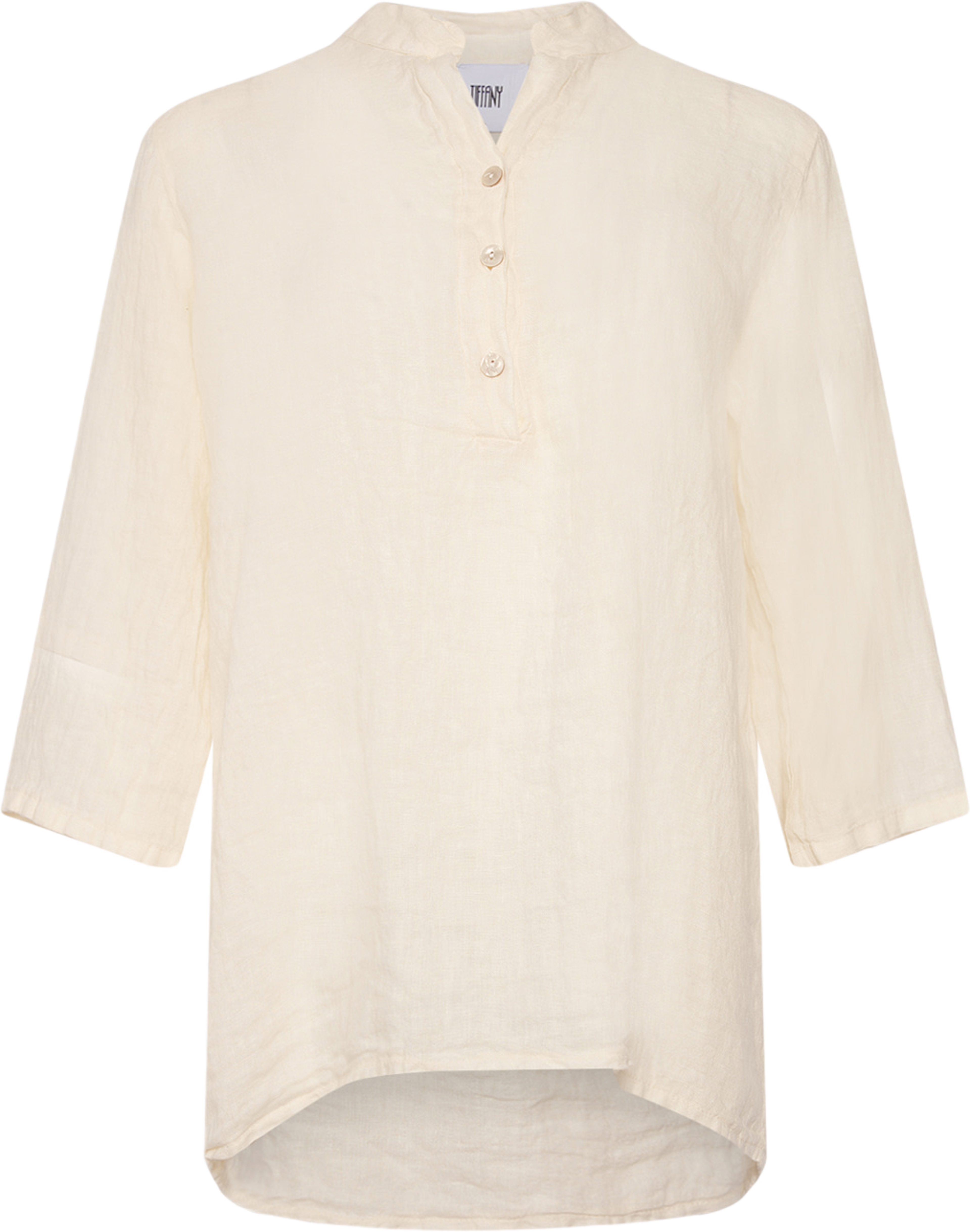 17661, Shirt, Linen - Butter Cream