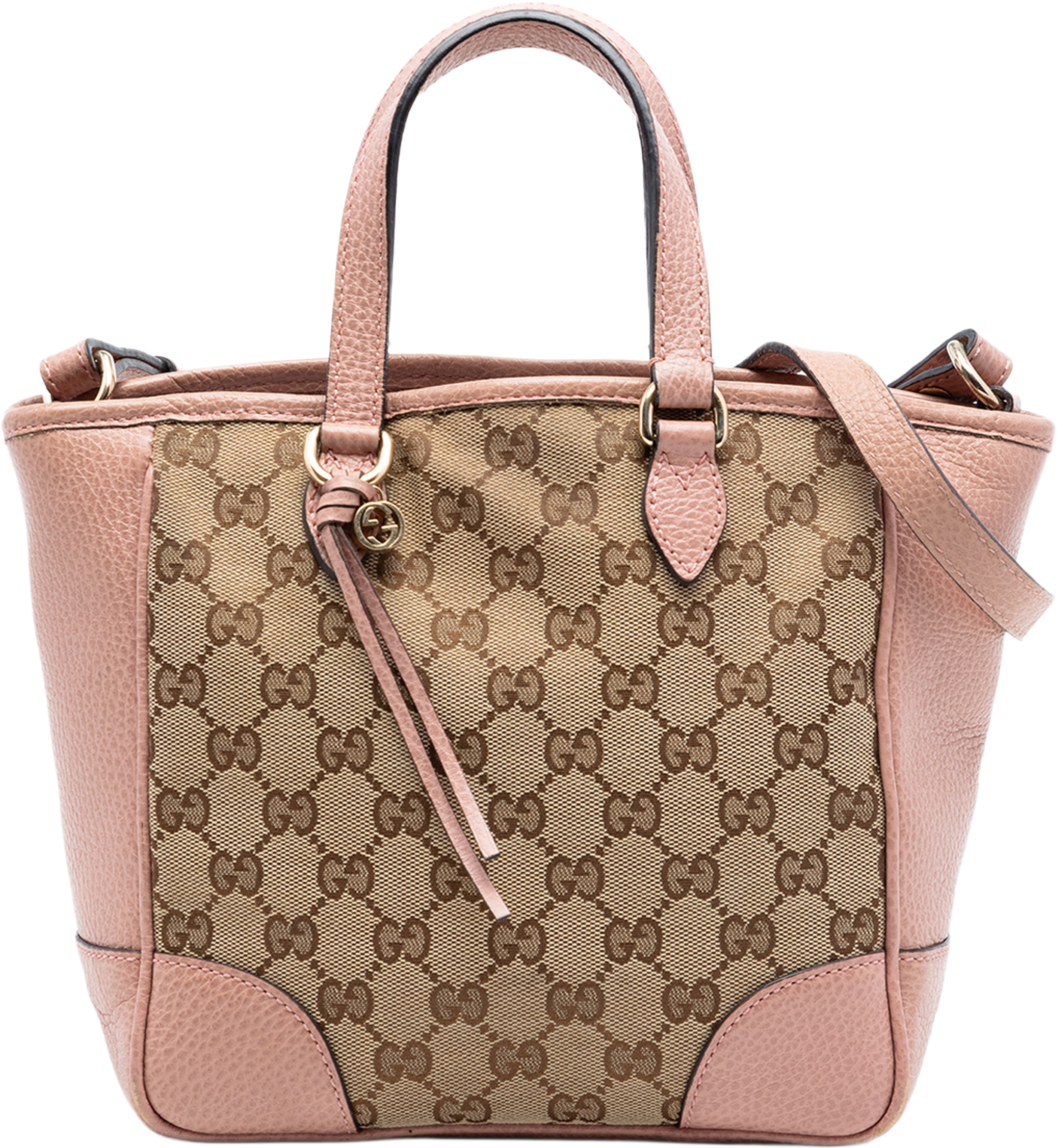 Gucci Small Gg Canvas Bree Satchel, från Luxclusif, i färgen beige. Klicka för att öppna bilden i stort format