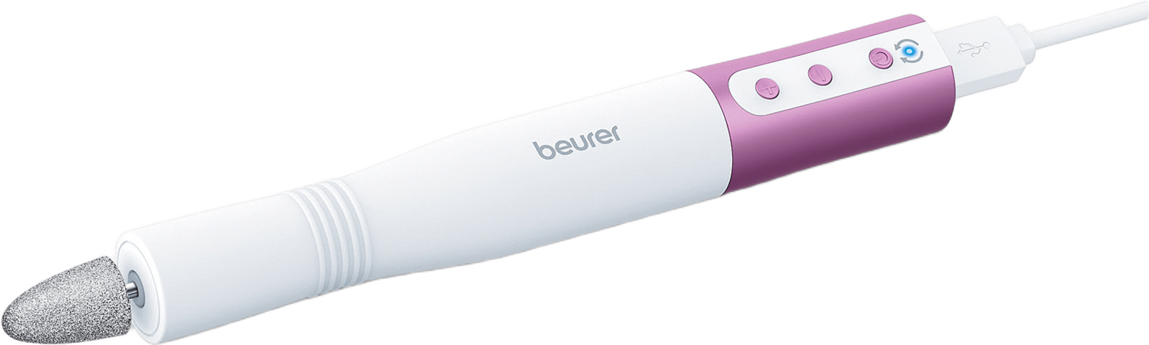 Manikyr & Pedikyr Set Mp 52, från beurer, i färgen vit / lila. Klicka för att öppna bilden i stort format