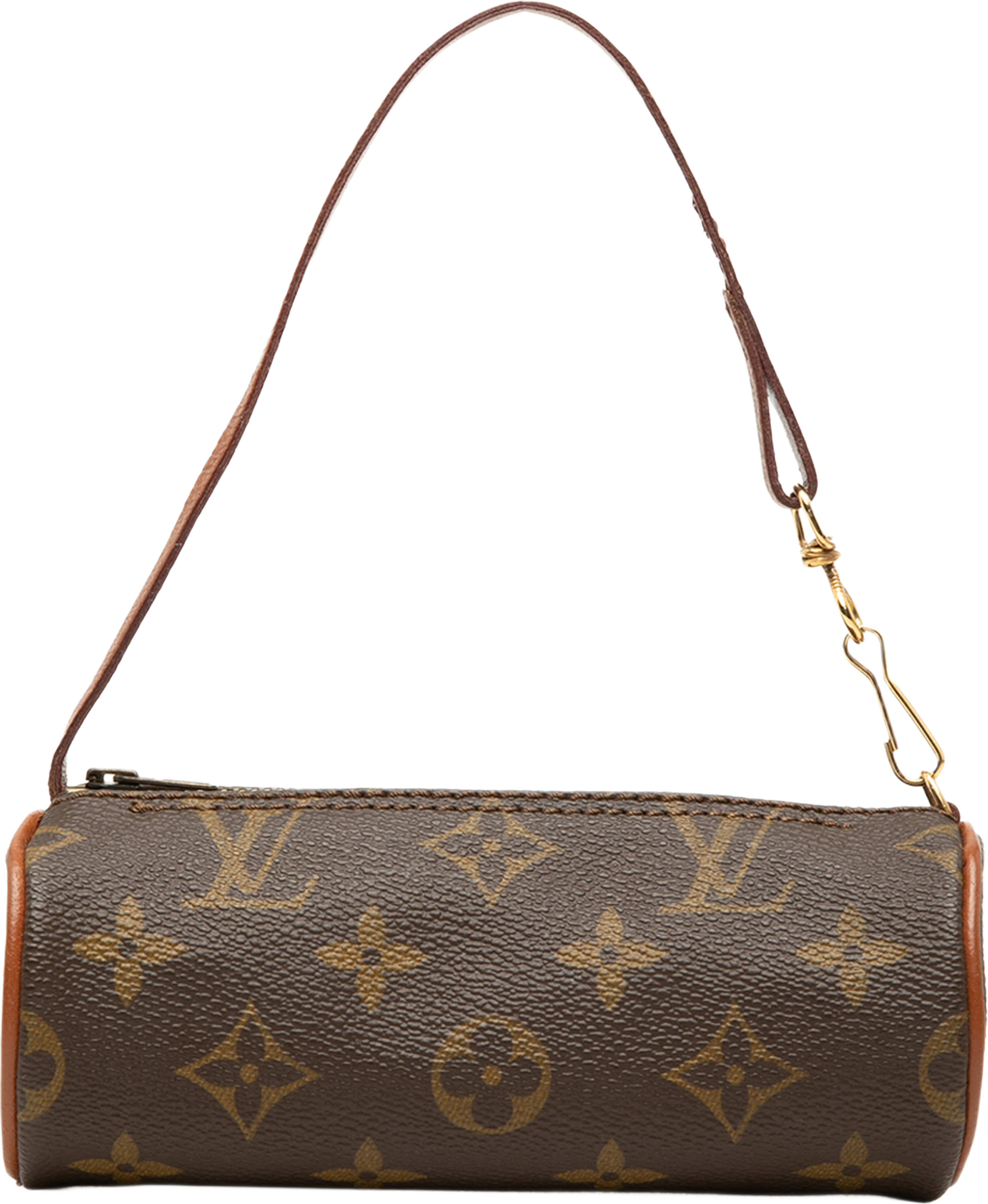 Louis Vuitton Monogram Papillon Pochette, från Luxclusif, i färgen brun. Klicka för att öppna bilden i stort format
