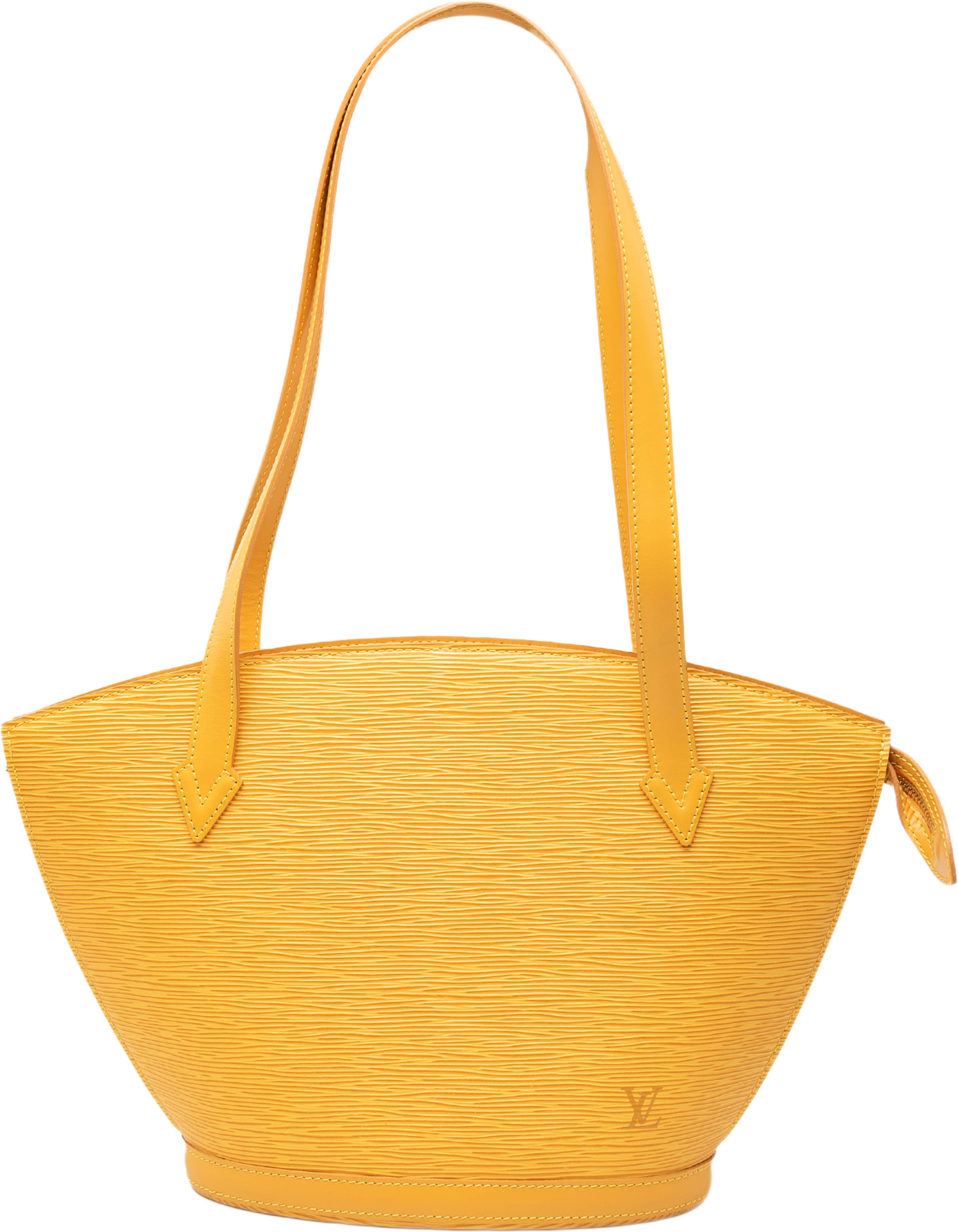 Louis Vuitton Epi Saint Jacques Pm Long Strap, från Luxclusif, i färgen gul. Klicka för att öppna bilden i stort format