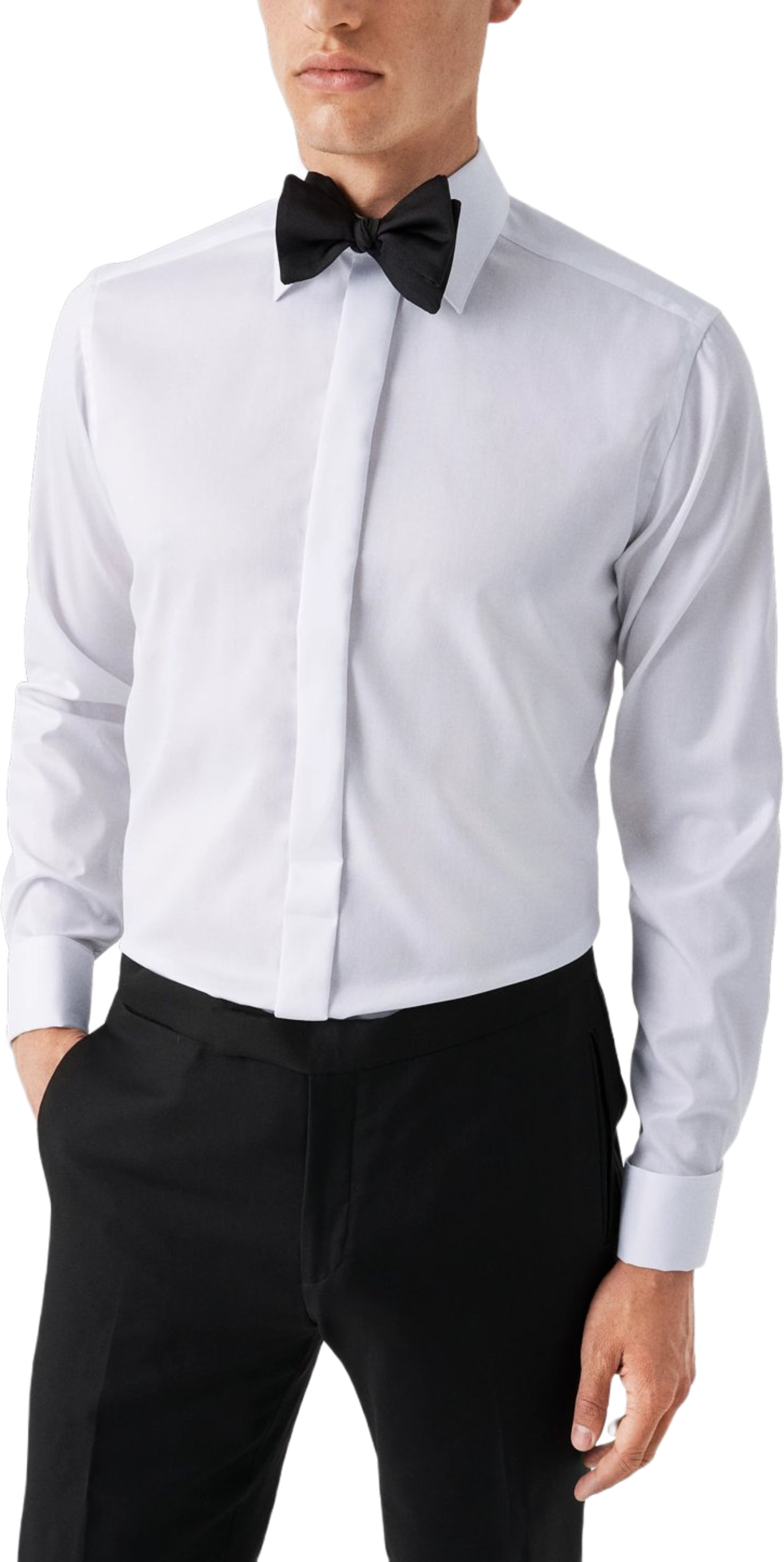 Smokingskjorta I Signaturtwill Contemporary Fit