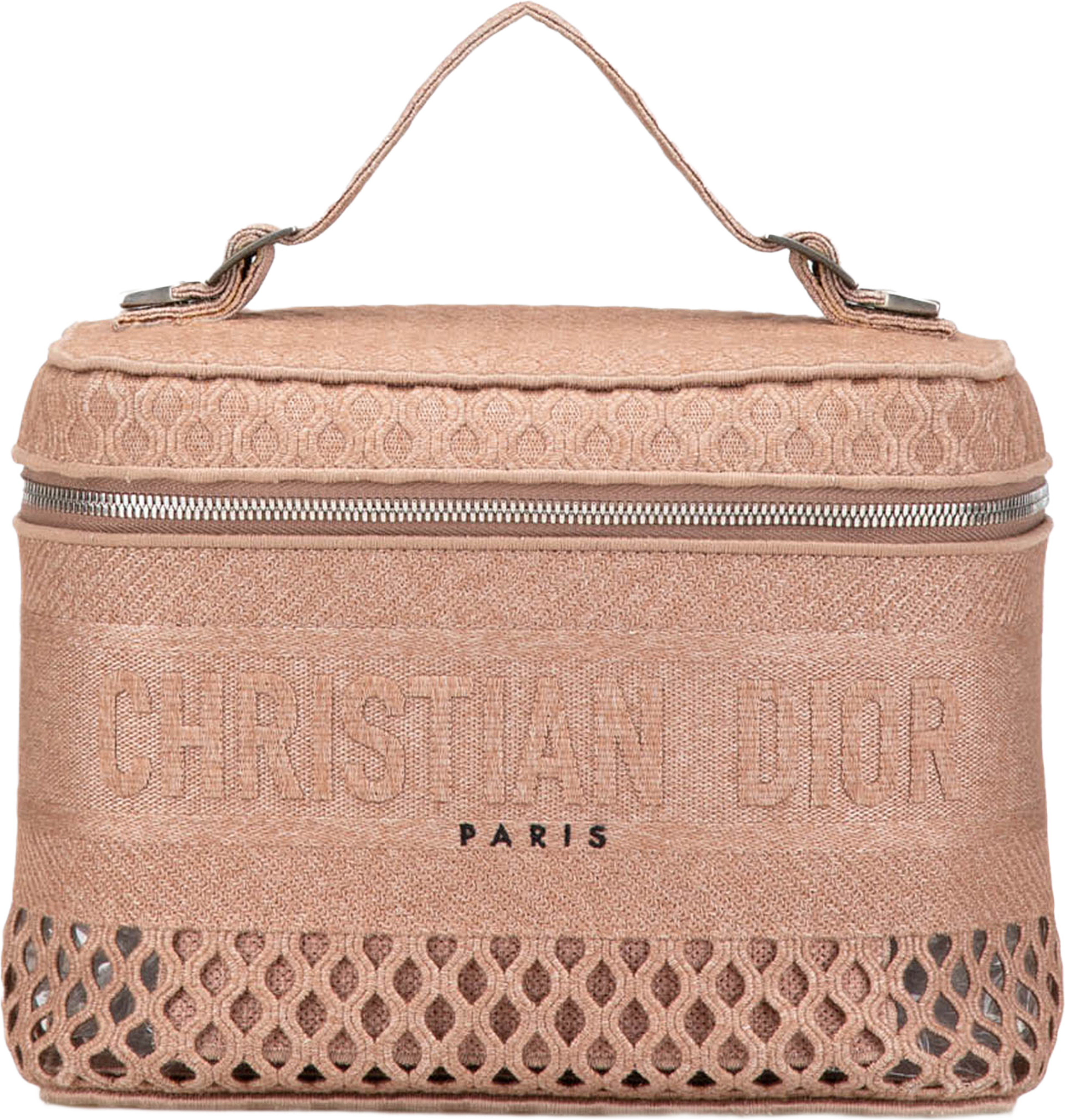 Dior Mesh Embroidered Diortravel Vanity Case