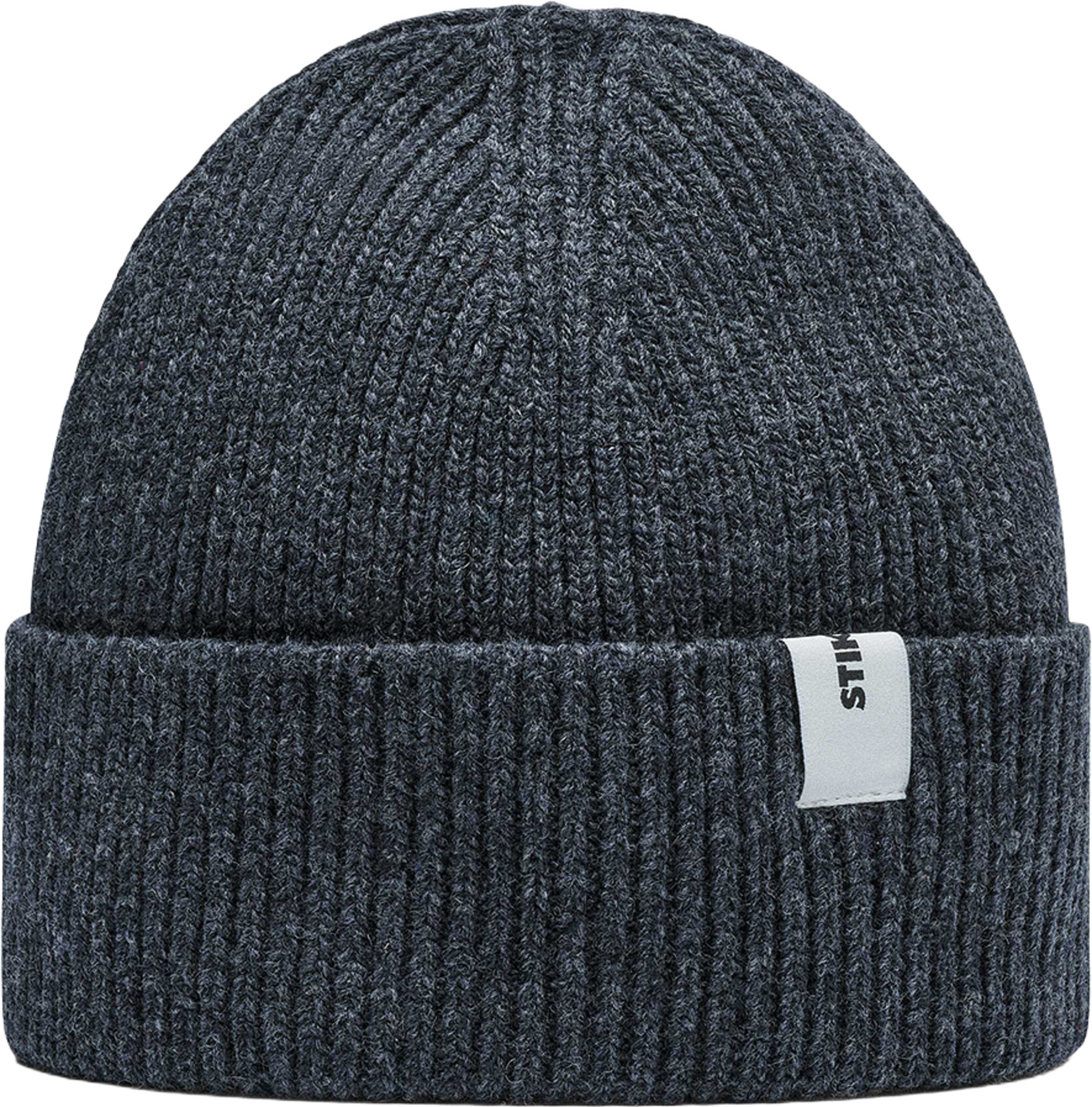 Beanie 02 Merino Regular Fit, från Stiksen, i färgen dark grey. Klicka för att öppna bilden i stort format