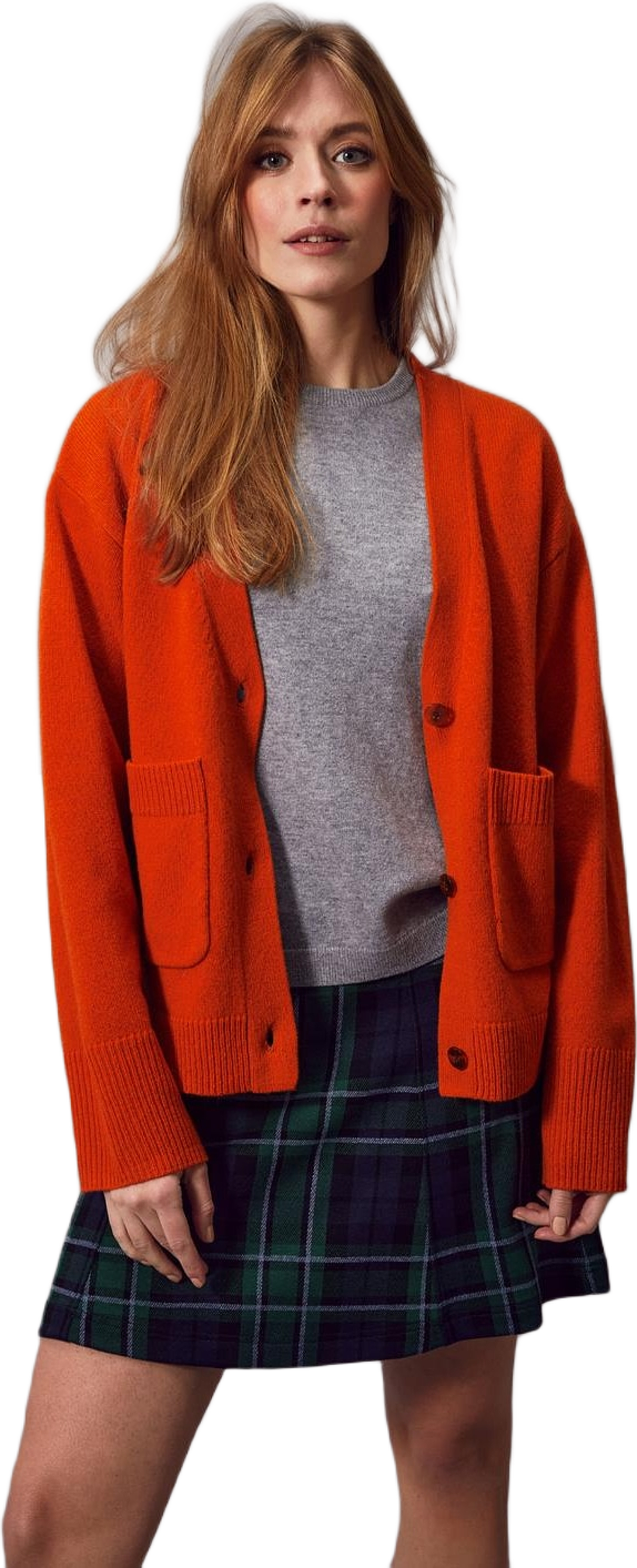 - Estrid Cardigan Orange