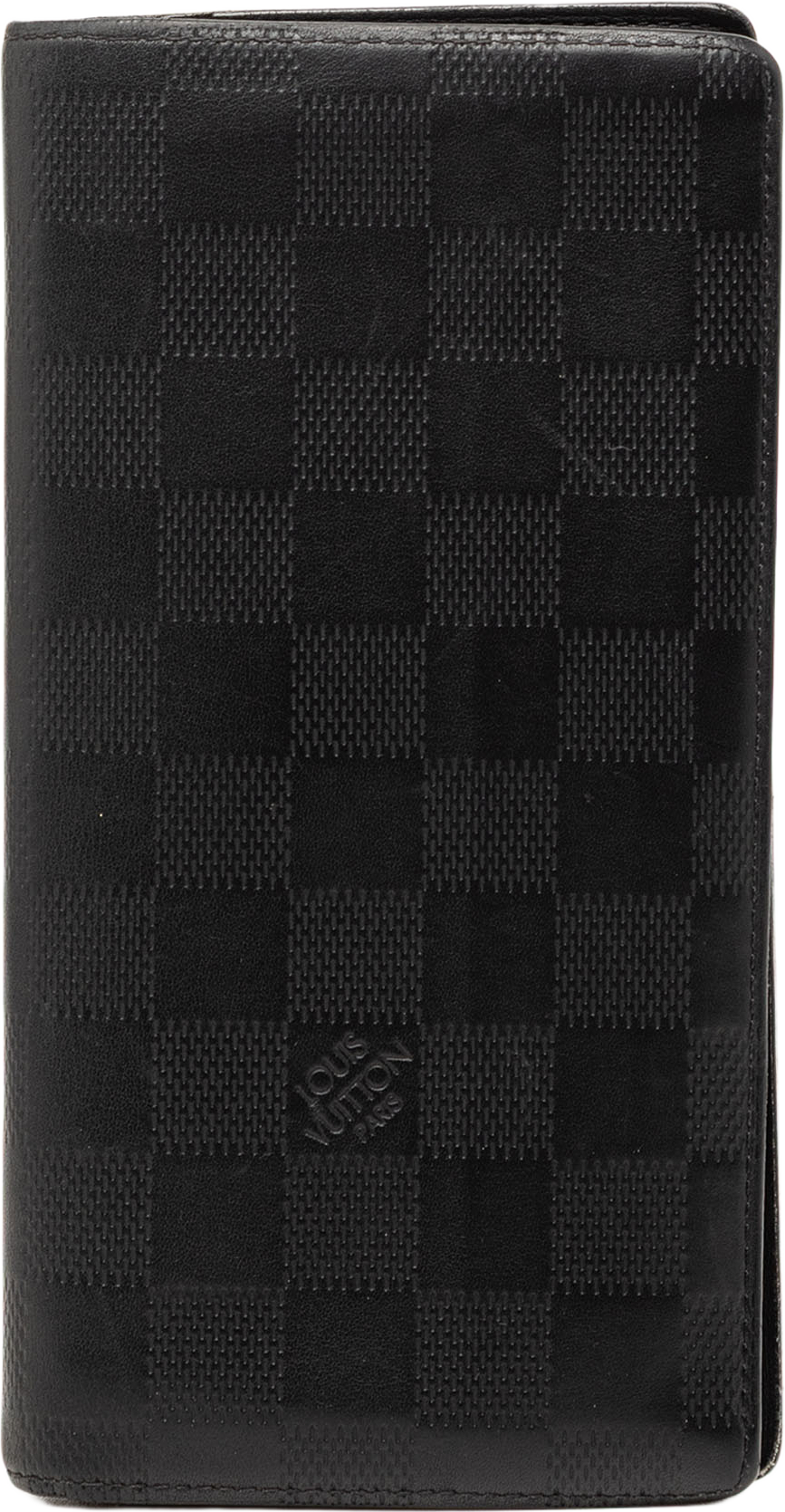 Louis Vuitton Damier Infini Portefeuille Brazza, från Luxclusif, i färgen black. Klicka för att öppna bilden i stort format