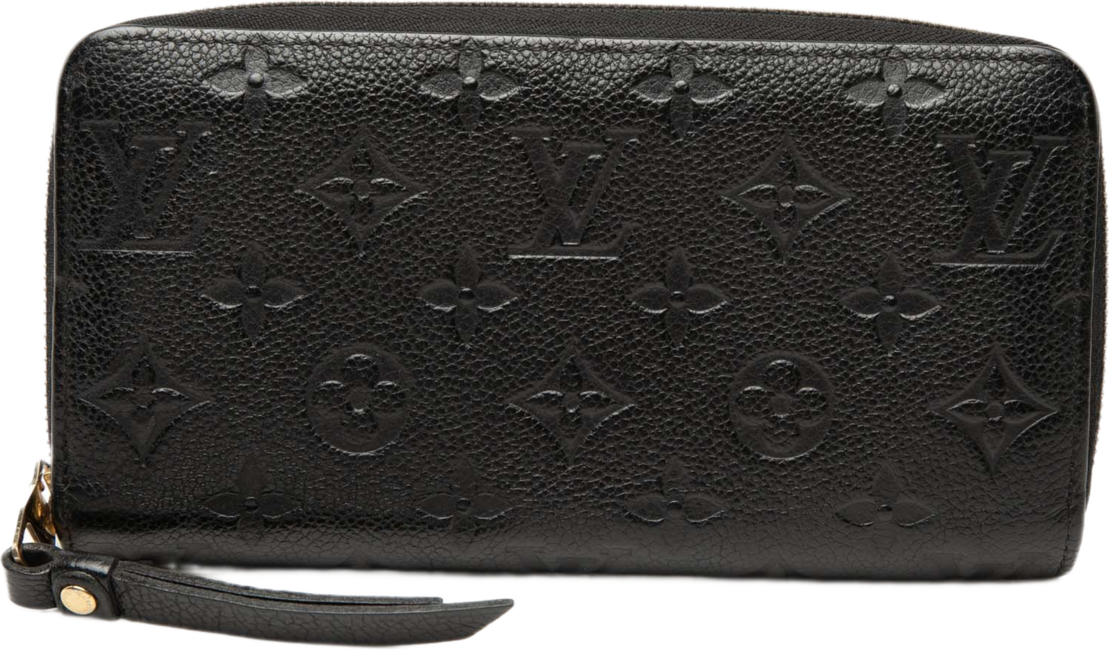 Louis Vuitton Monogram Empreinte Zippy Long Wallet, från Luxclusif, i färgen black. Klicka för att öppna bilden i stort format