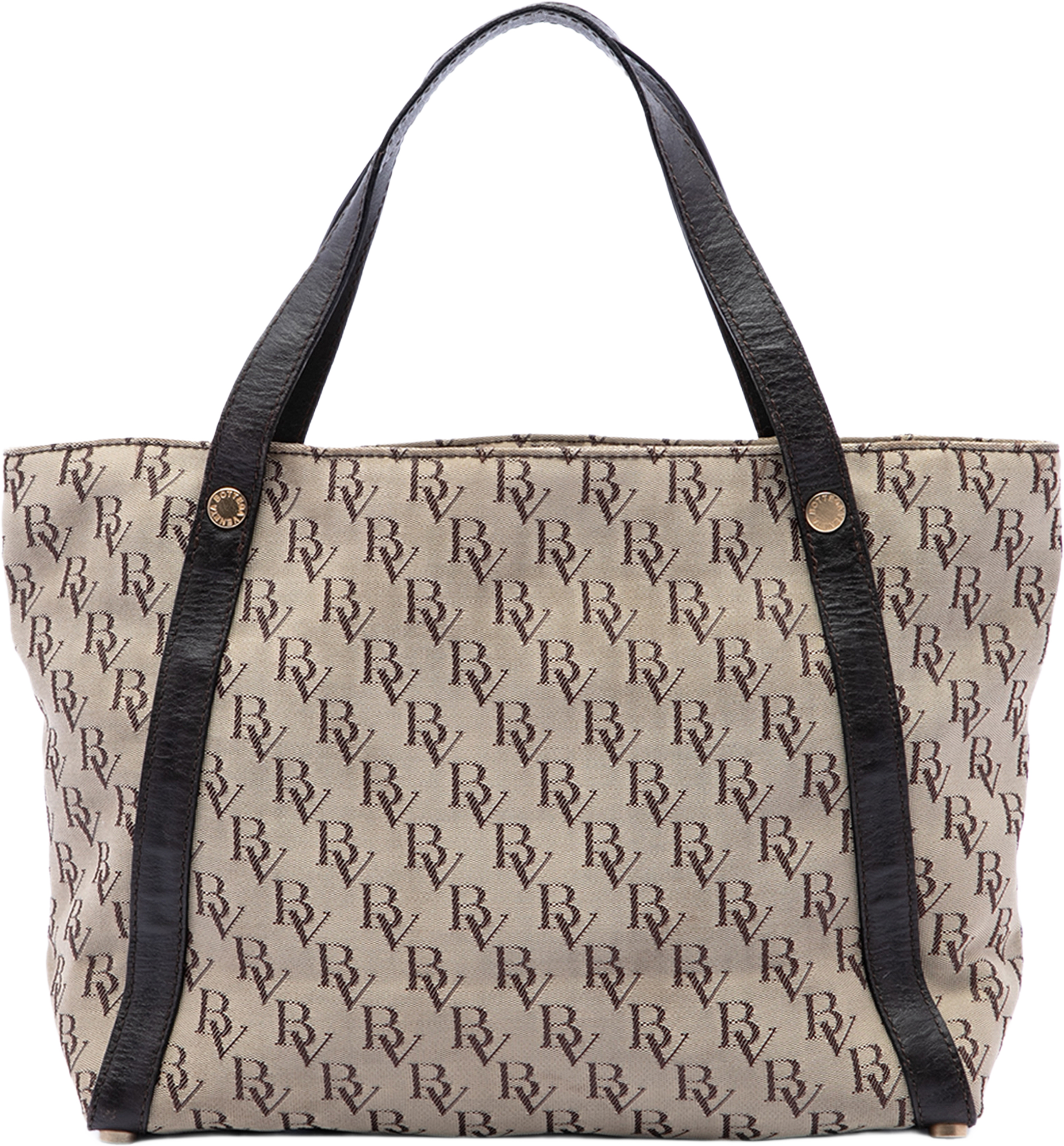 Bottega Veneta Bv Monogram Jacquard Tote, från Luxclusif, i färgen beige. Klicka för att öppna bilden i stort format