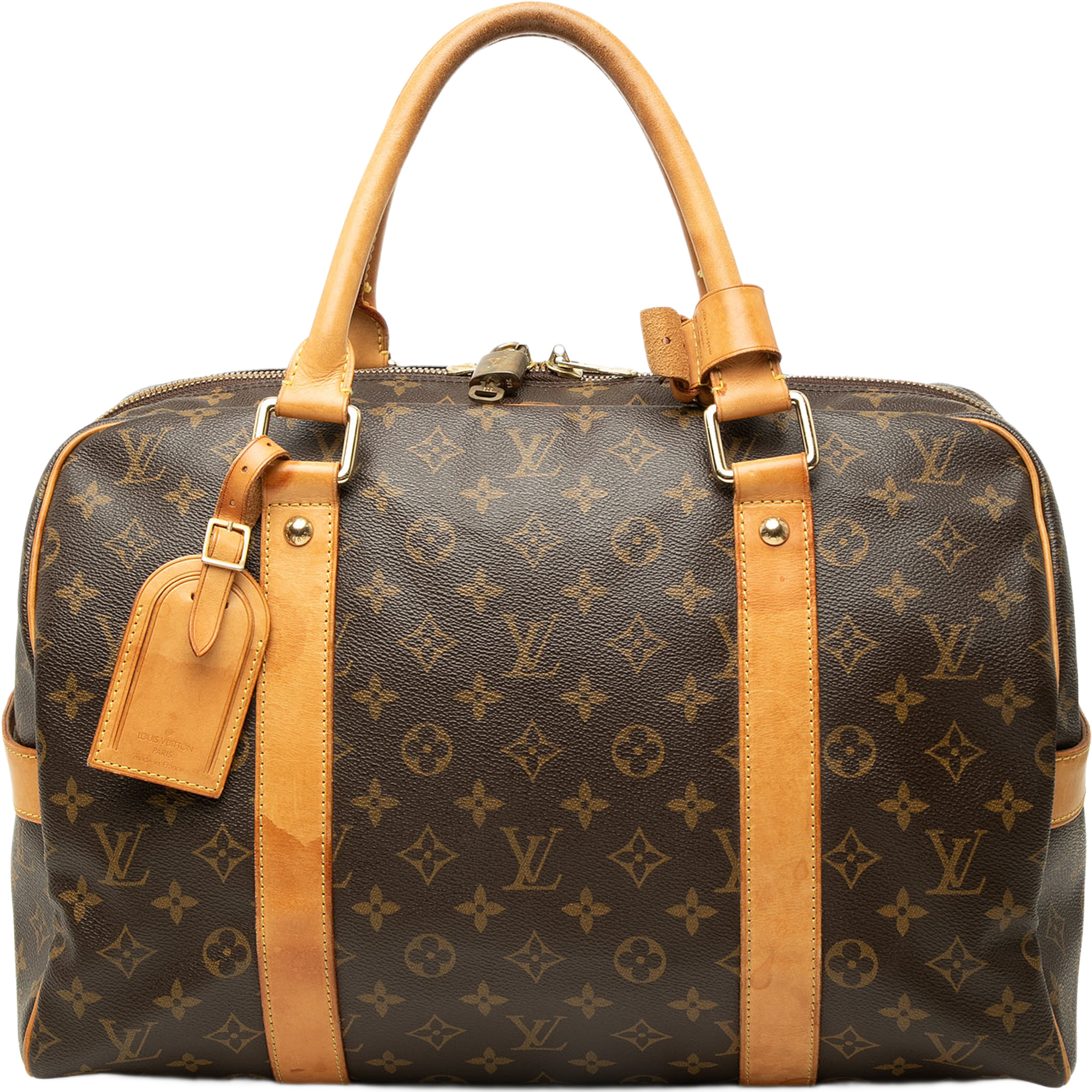 Louis Vuitton Monogram Carryall, från Luxclusif, i färgen brun. Klicka för att öppna bilden i stort format