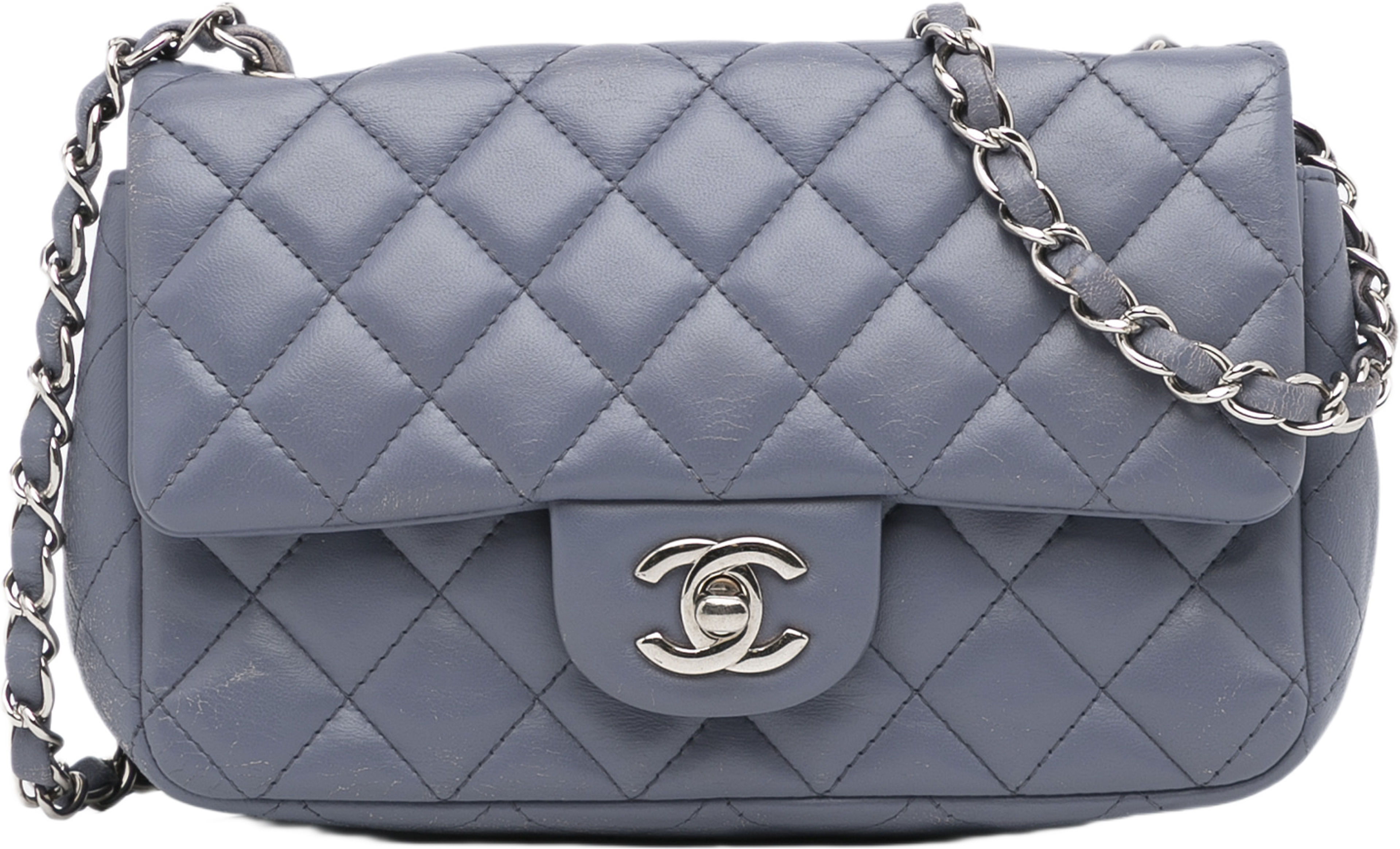 Chanel Mini Rectangular Classic Lambskin Single Flap