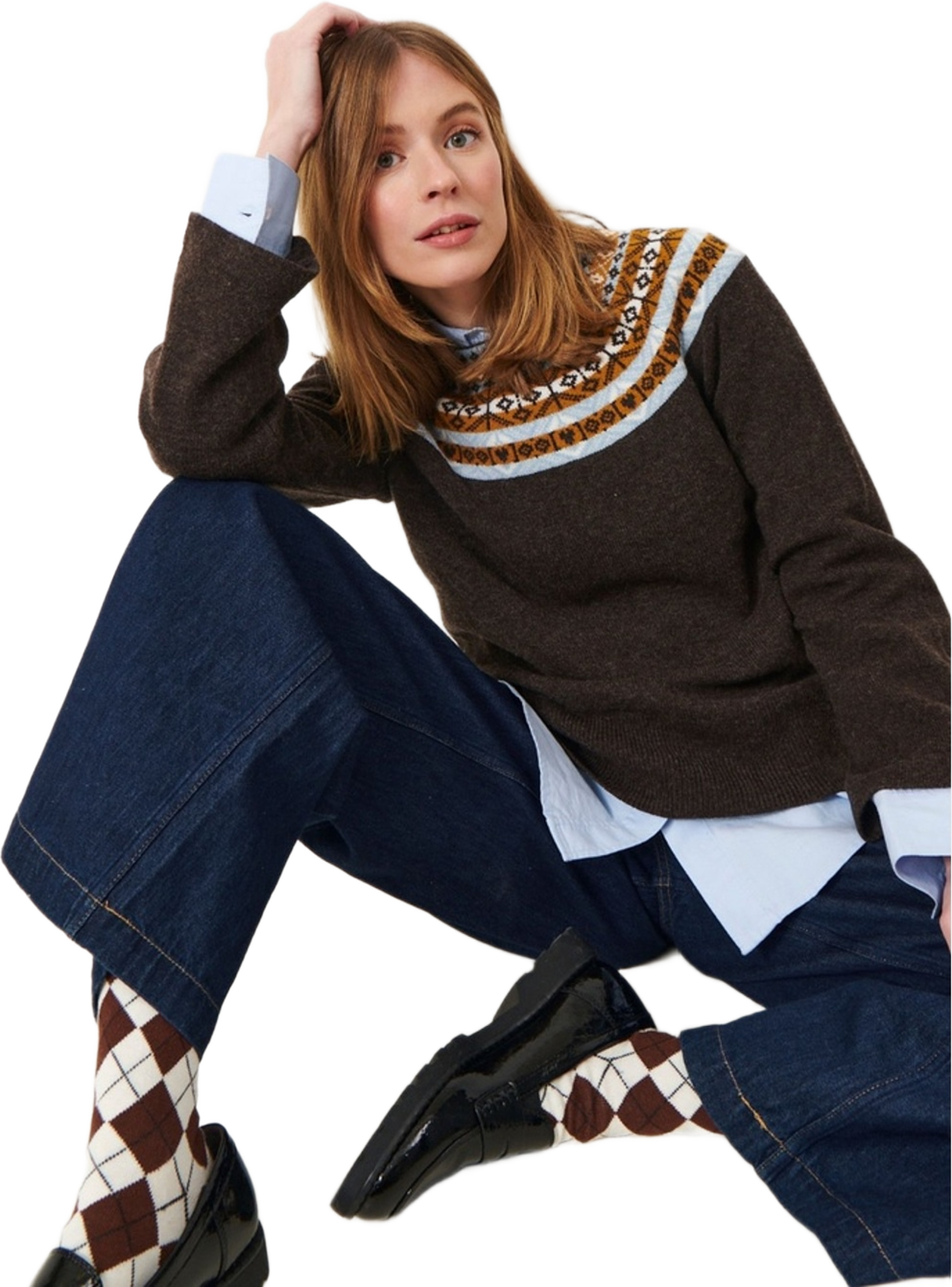 Vera Jumper, från Jumperfabriken, i färgen dk brown. Klicka för att öppna bilden i stort format