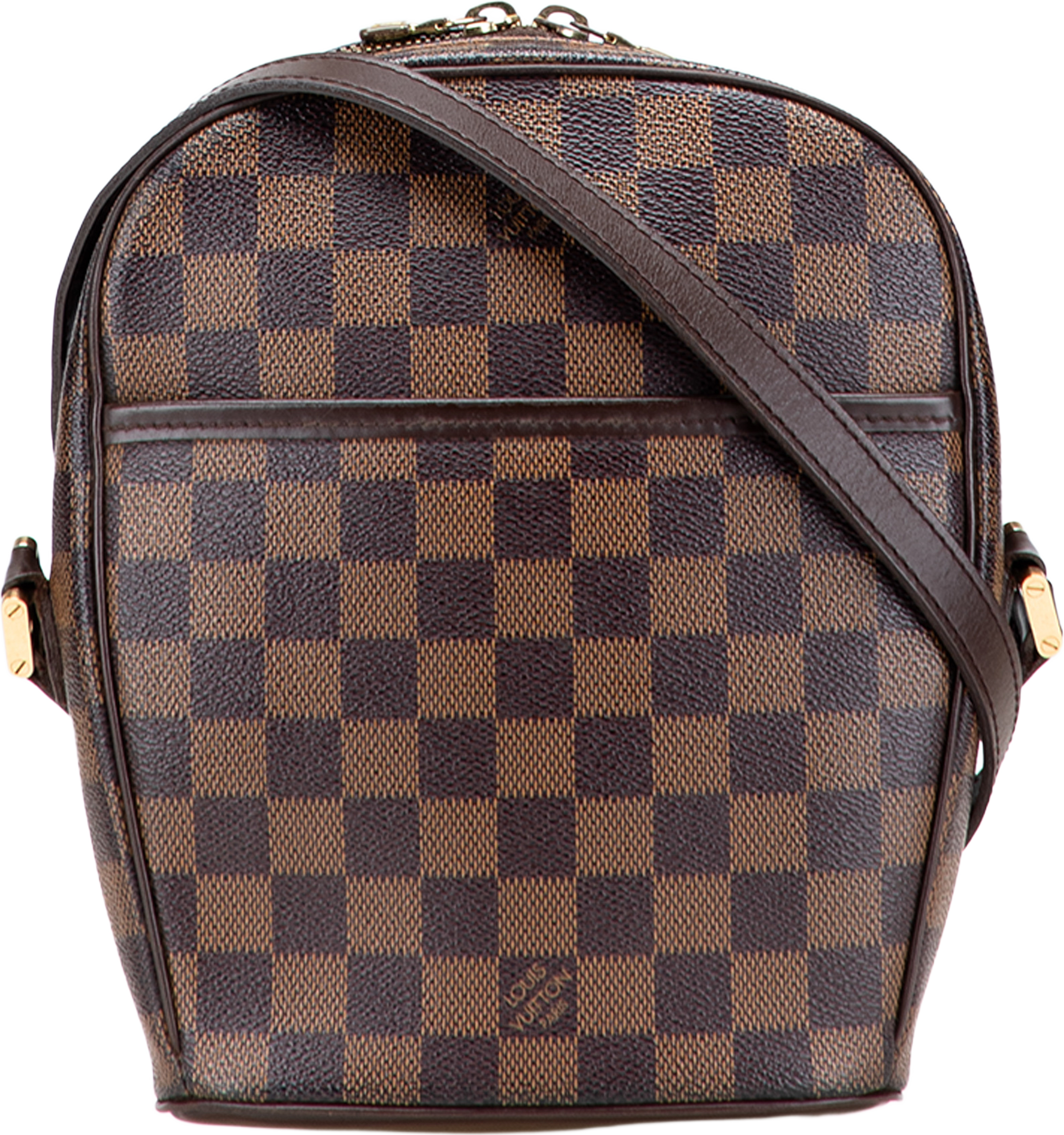 Louis Vuitton Damier Ebene Ipanema Pm, från Luxclusif, i färgen brown. Klicka för att öppna bilden i stort format