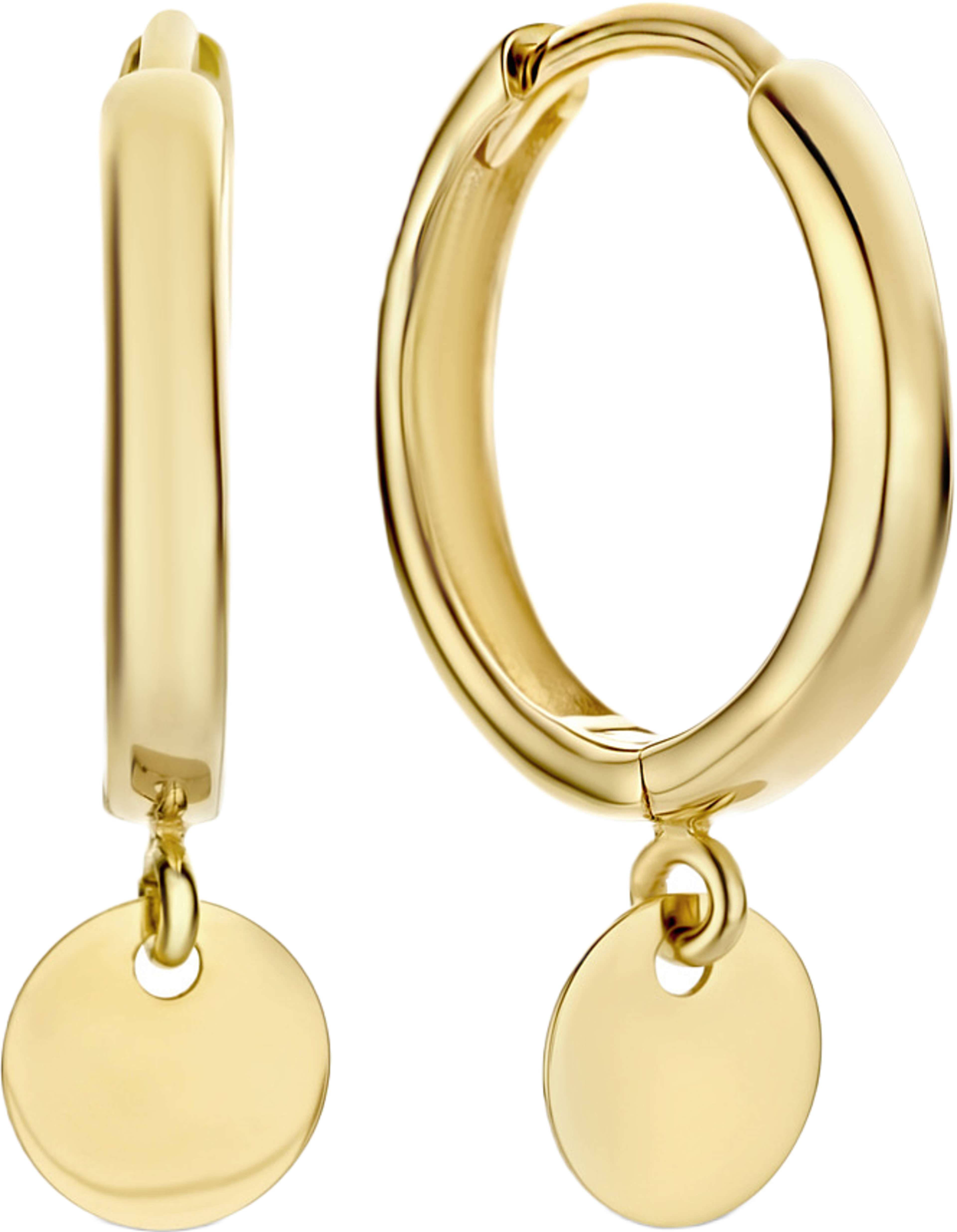 Le Marais 14 Karat Guld Creoler