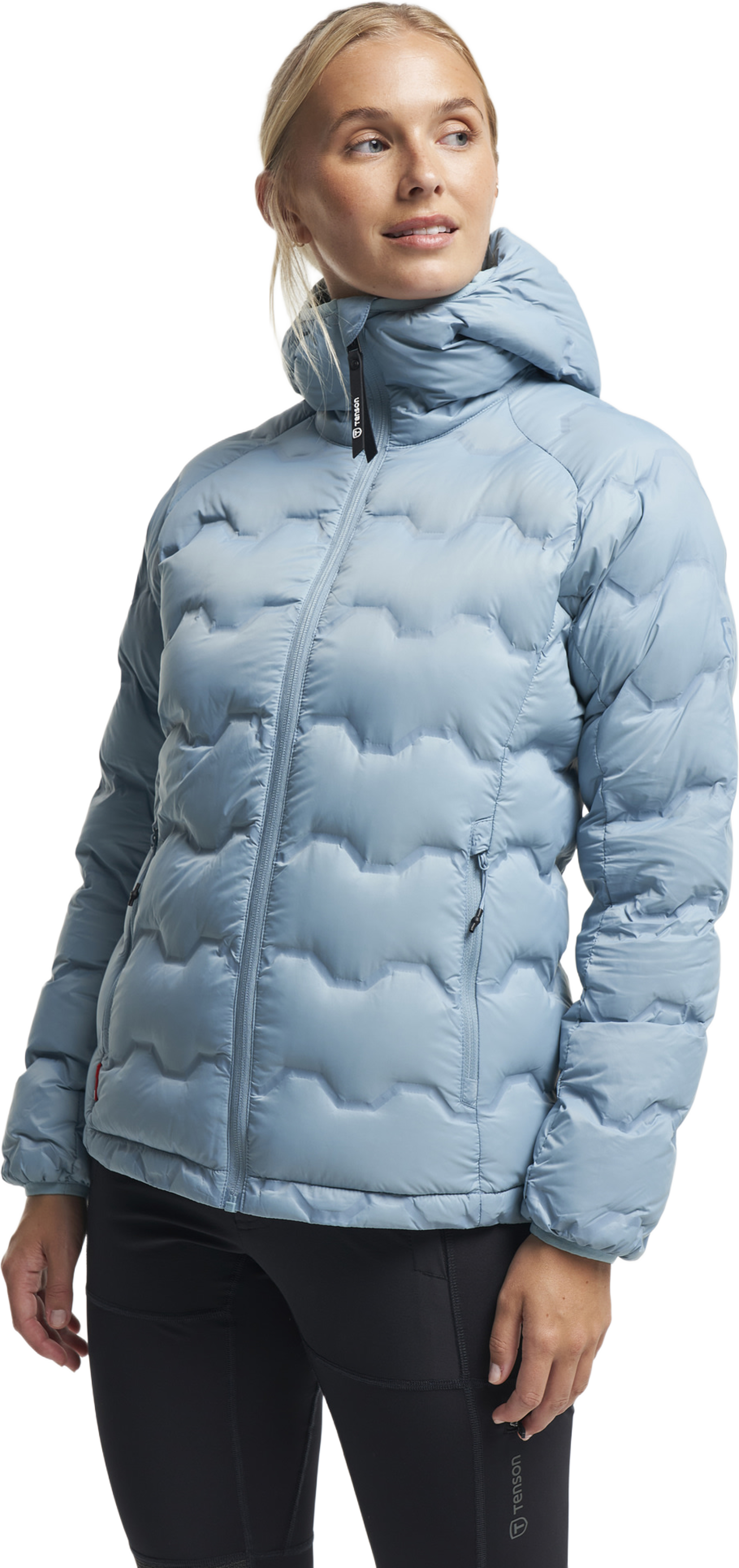 Txlite Shibui Down Jacket Women, från Tenson, i färgen blågrå. Klicka för att öppna bilden i stort format