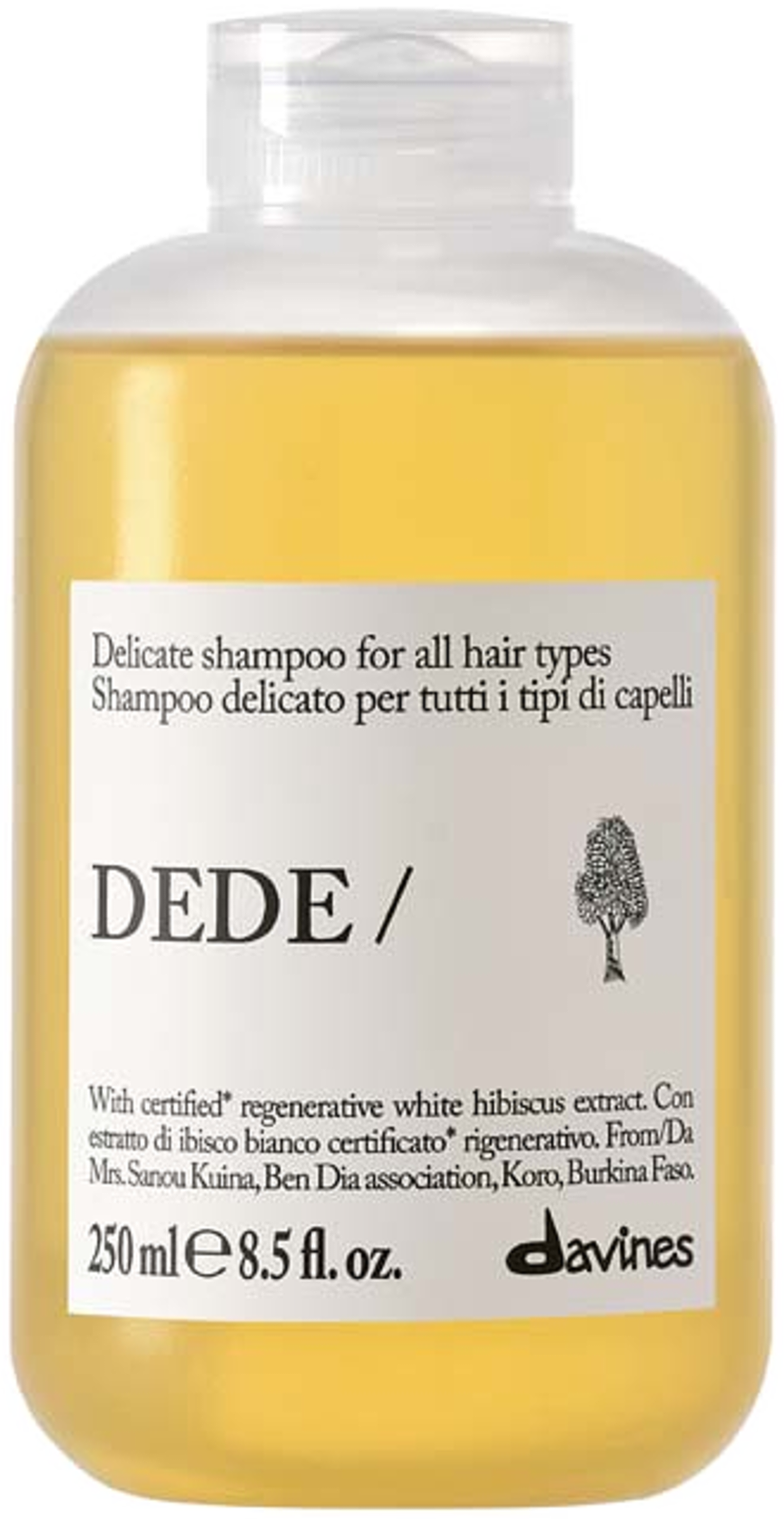 Essential DEDE / shampoo, från DAVINES. Klicka för att öppna bilden i stort format