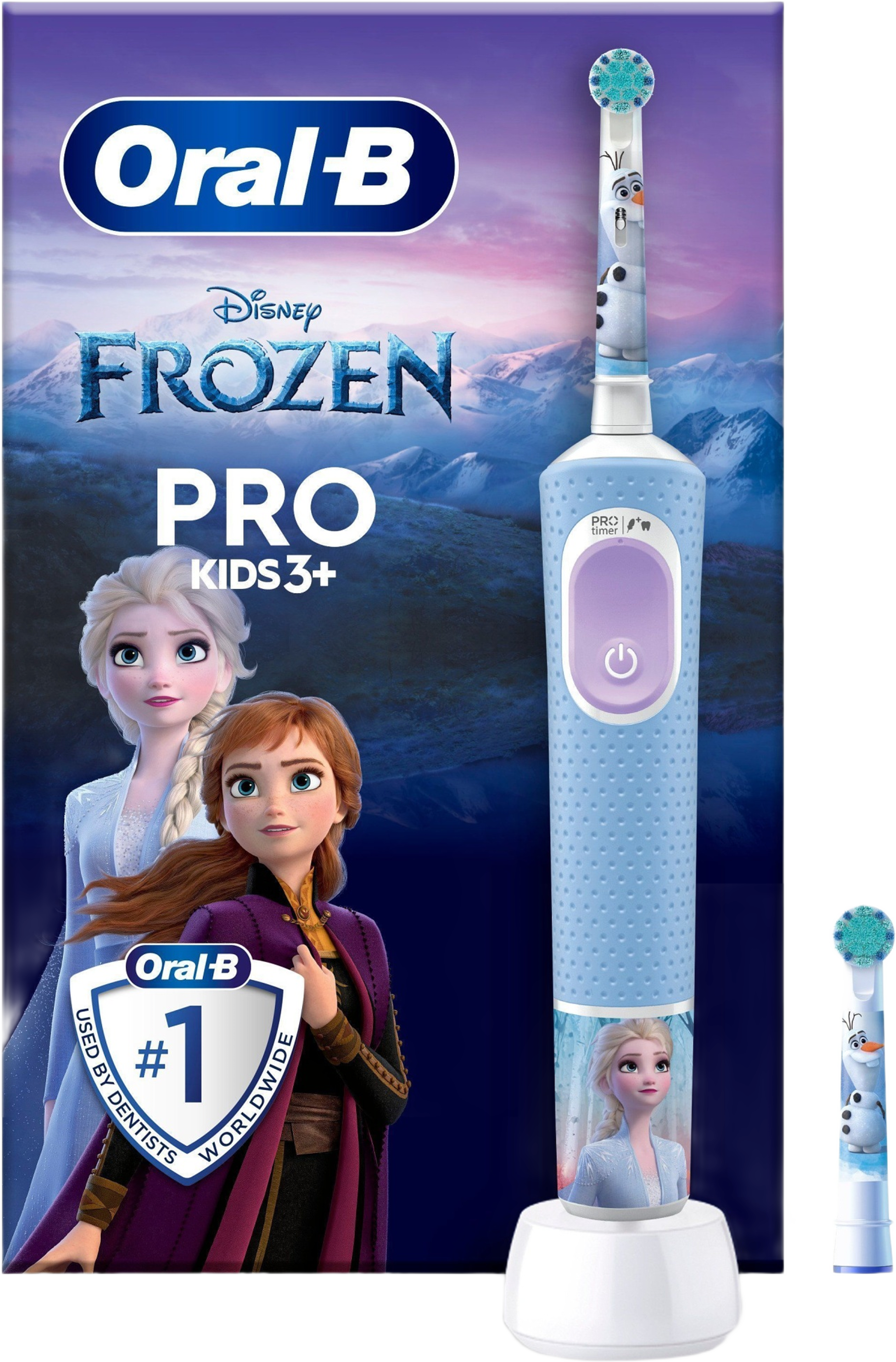 Oral-B Pro Kids Frost eltandborste Designed By Braun
