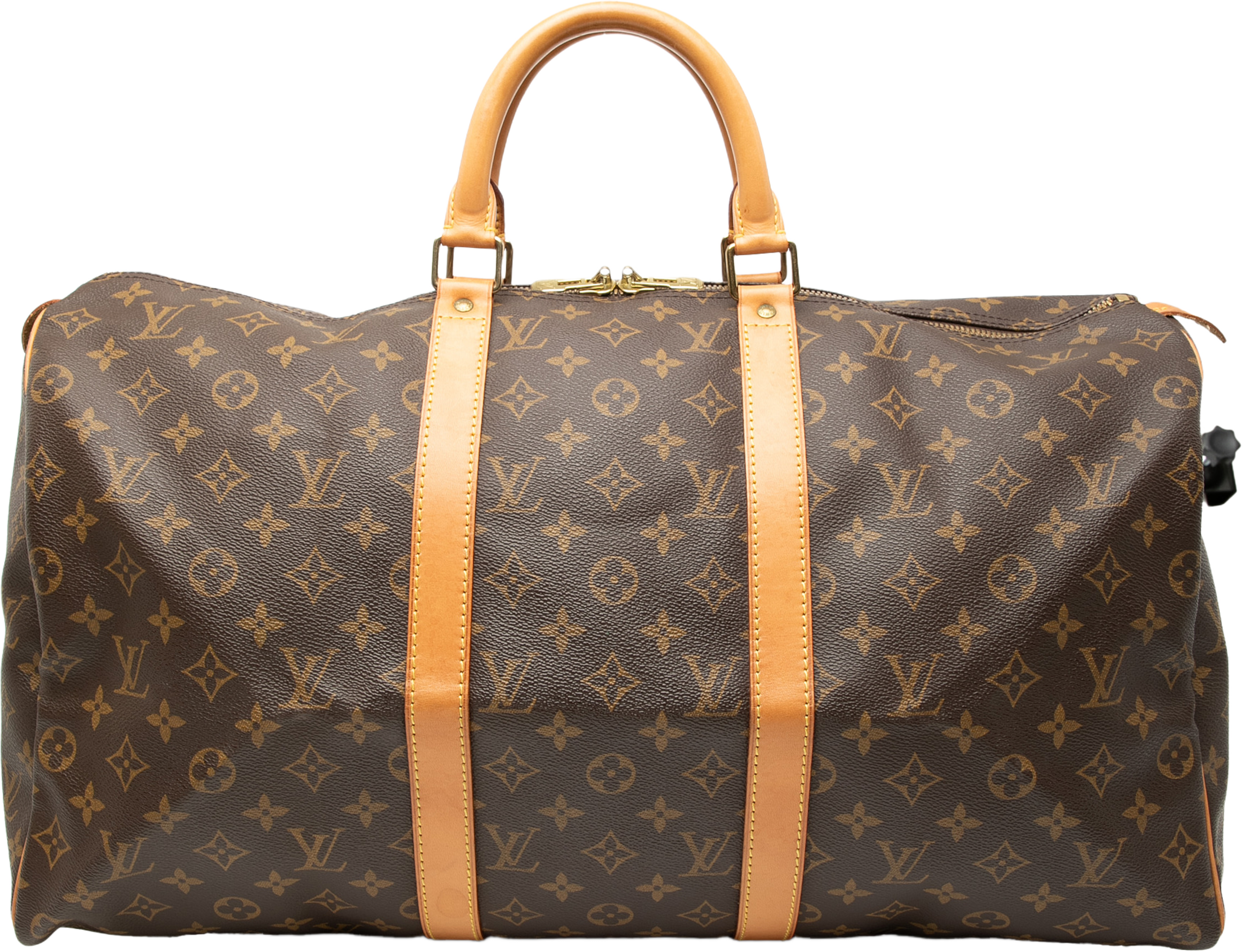 Louis Vuitton Monogram Keepall 50, från Luxclusif, i färgen brown. Klicka för att öppna bilden i stort format