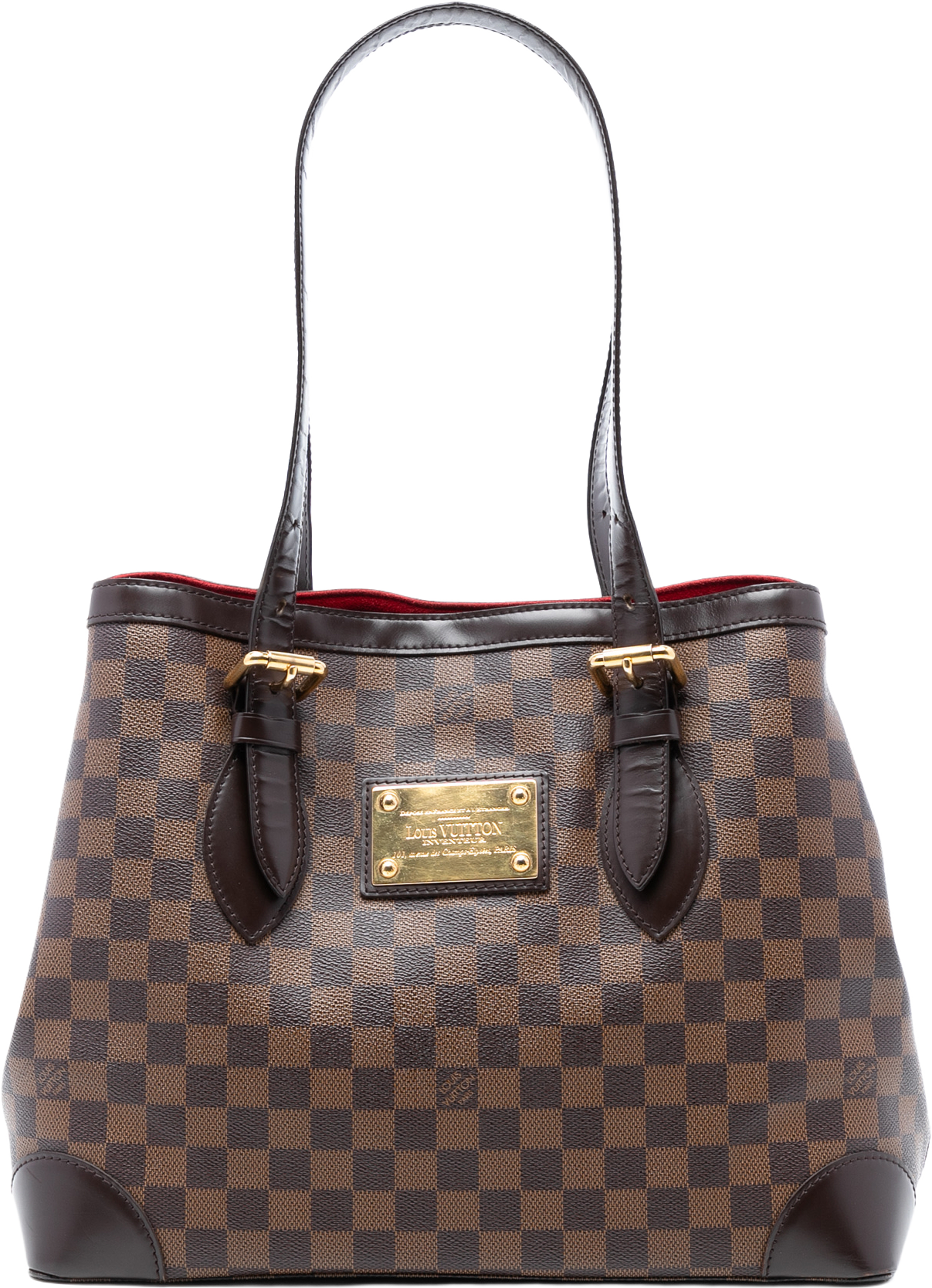 Louis Vuitton Damier Ebene Hampstead Mm, från Luxclusif, i färgen brown. Klicka för att öppna bilden i stort format