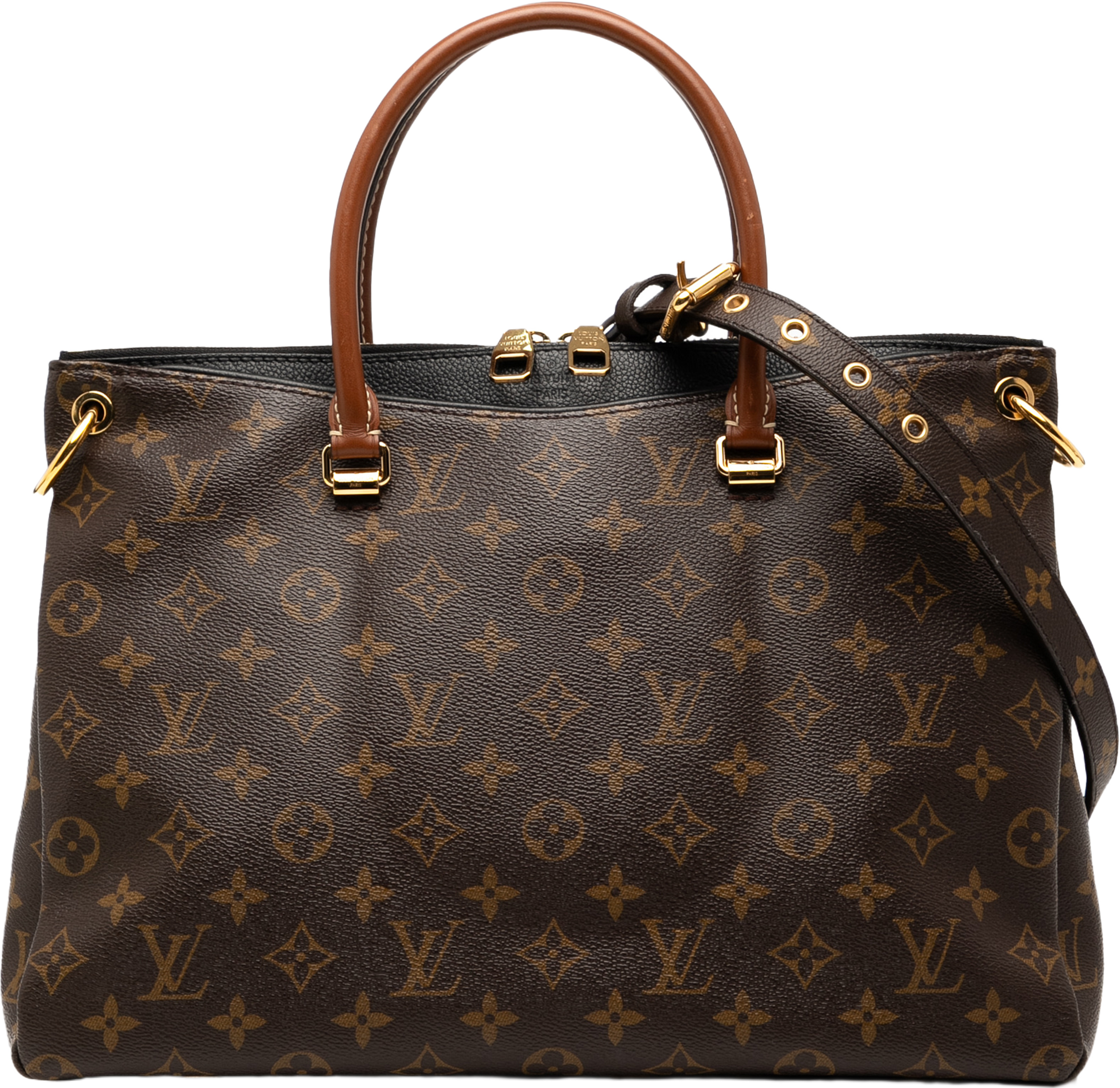 Louis Vuitton Monogram Pallas Mm, från Luxclusif, i färgen brown. Klicka för att öppna bilden i stort format